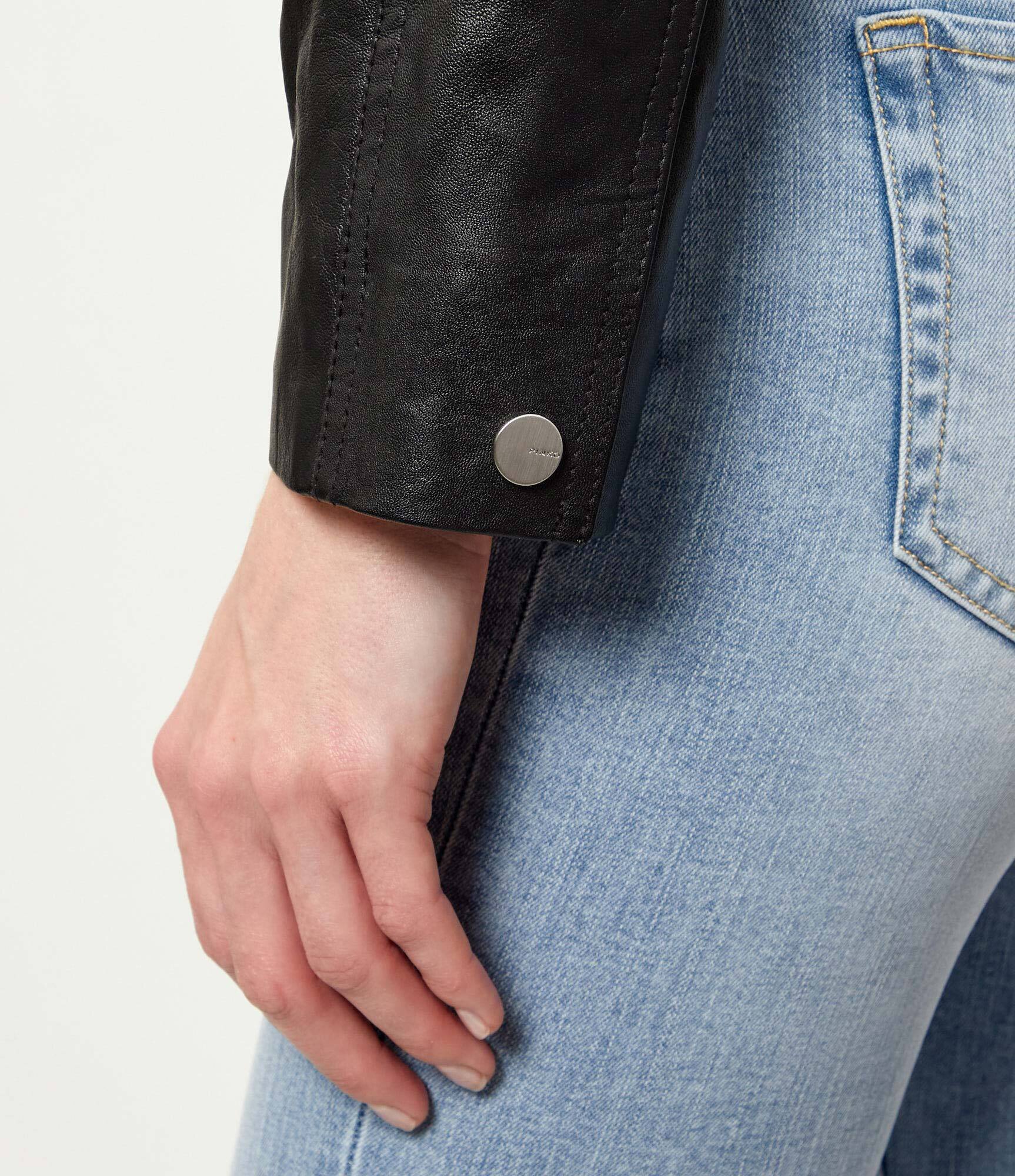 Pinko Geacă de piele CARLENE | Cropped Fit