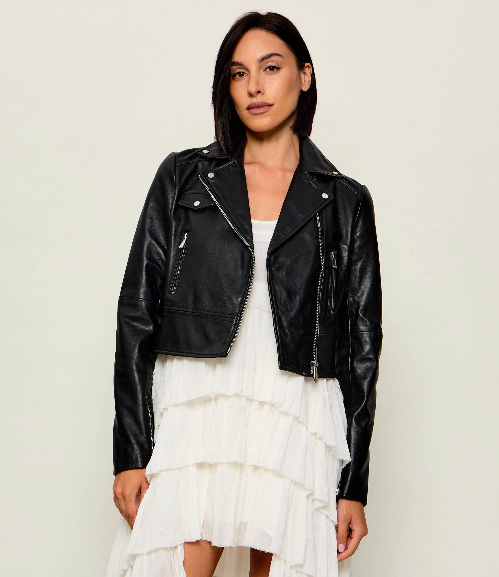 Pinko Geacă de piele New Sensibile | regular fit