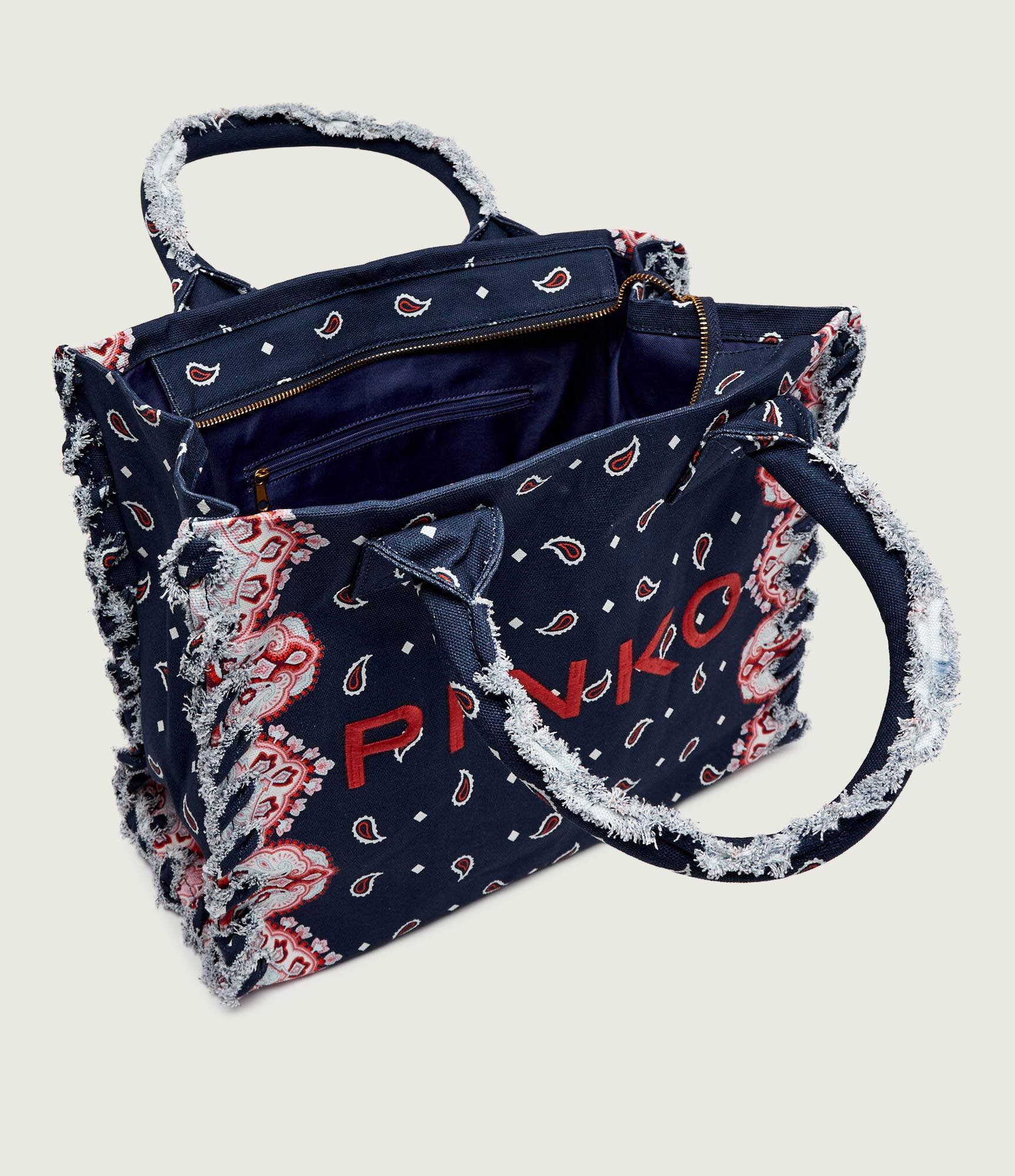 Pinko Geantă de plajă Canvas Tote