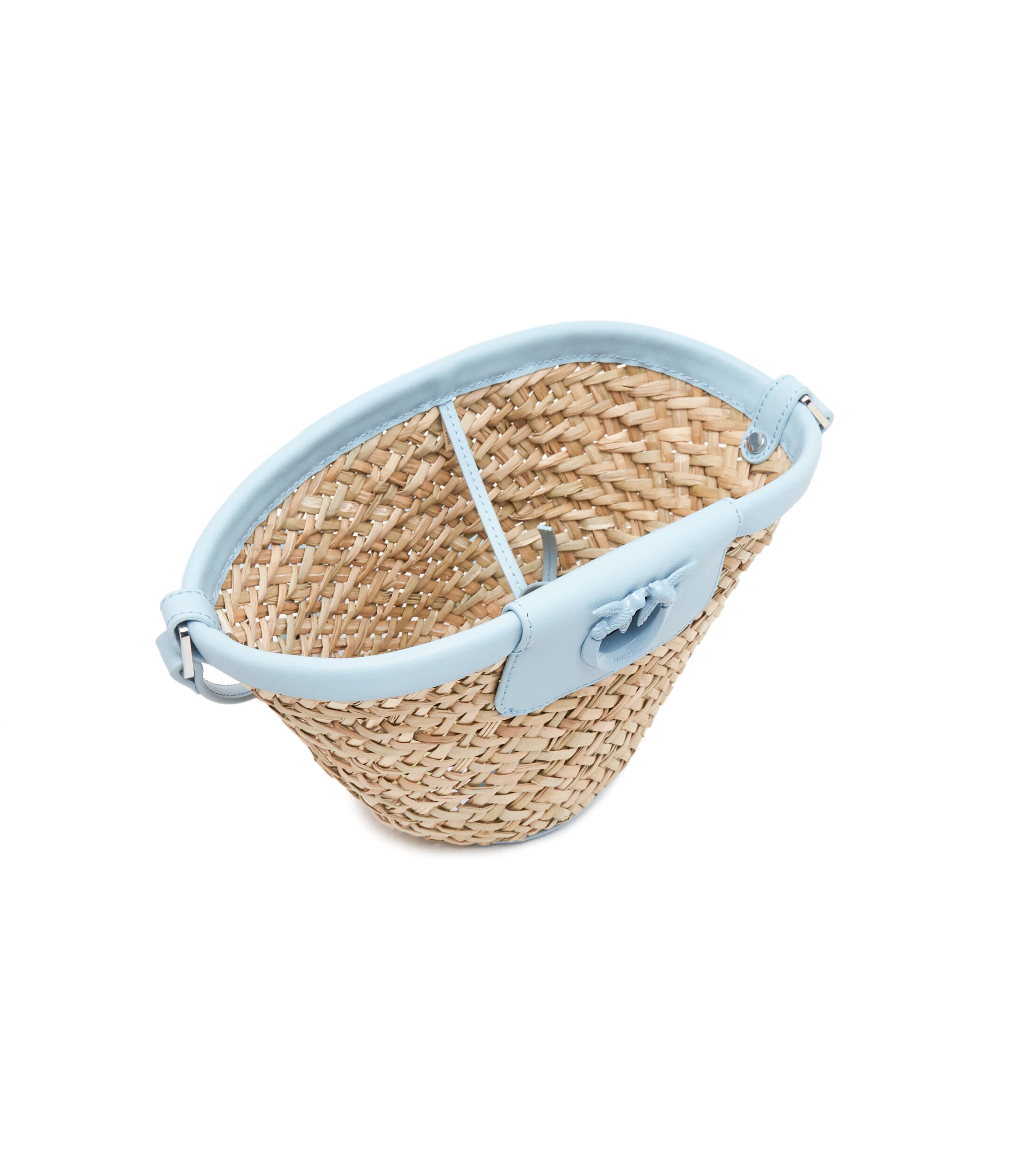 Pinko Geantă de plajă cu adaos de piele
