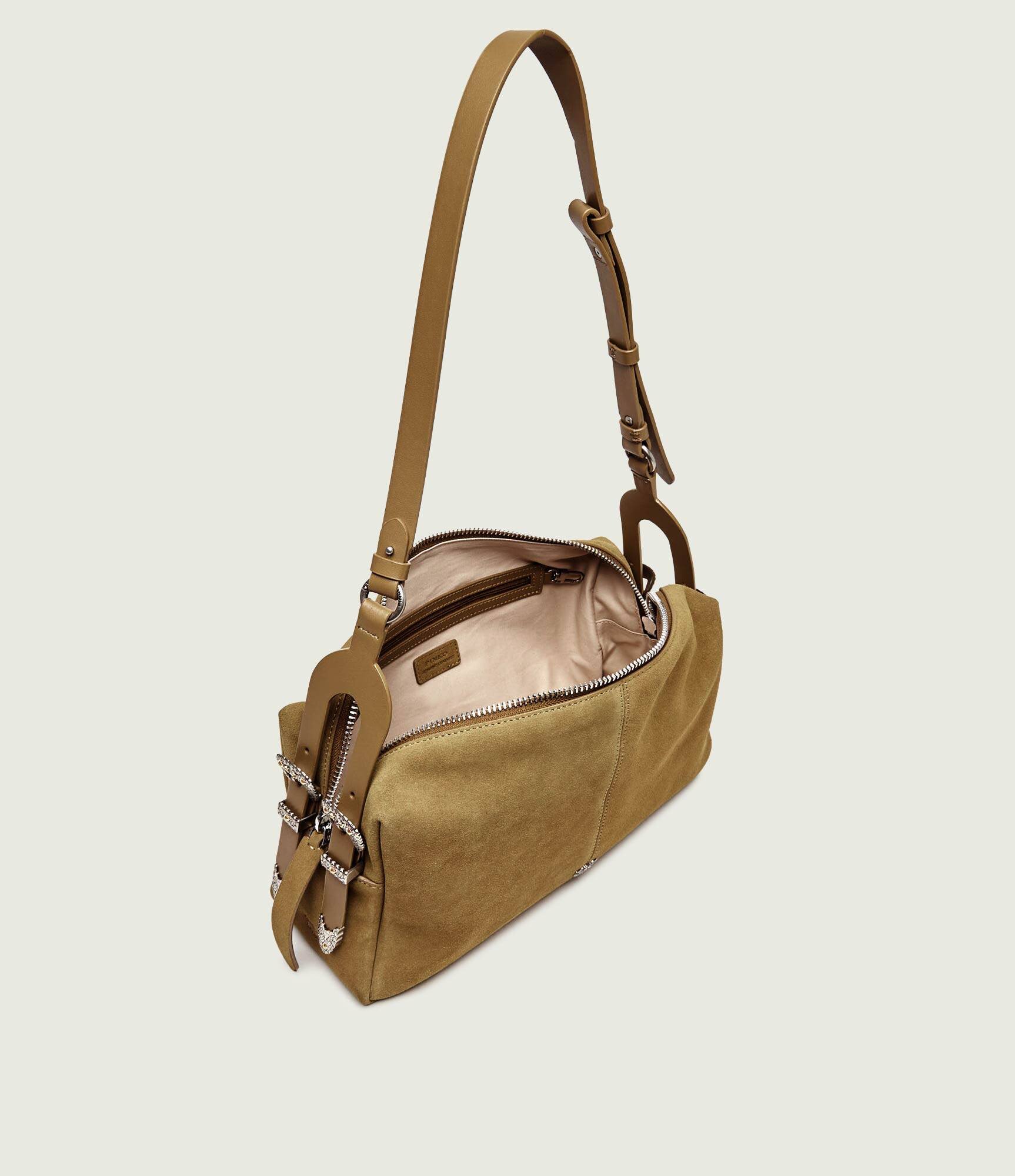 Pinko Geantă pe umăr 24 CLASSIC | piele întoarsă