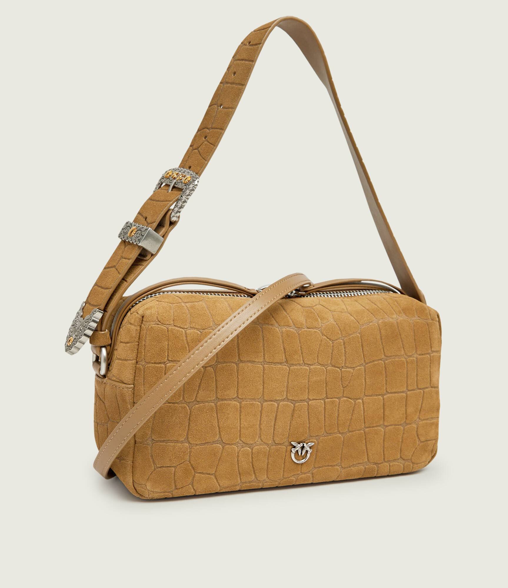 Pinko Geantă pe umăr BAULETTO | piele întoarsă