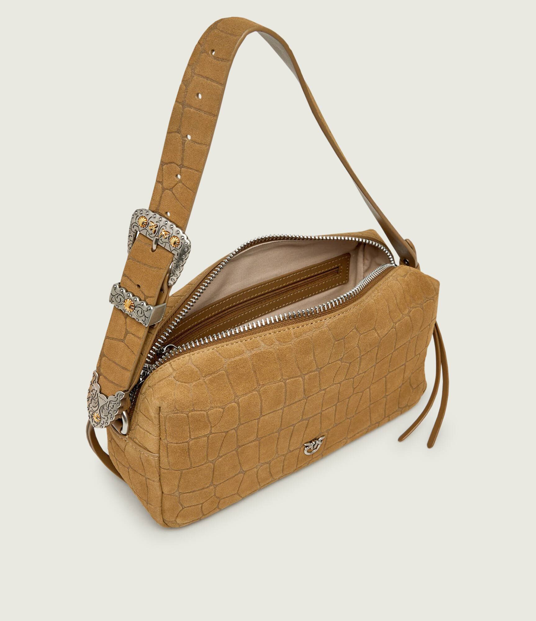 Pinko Geantă pe umăr BAULETTO | piele întoarsă