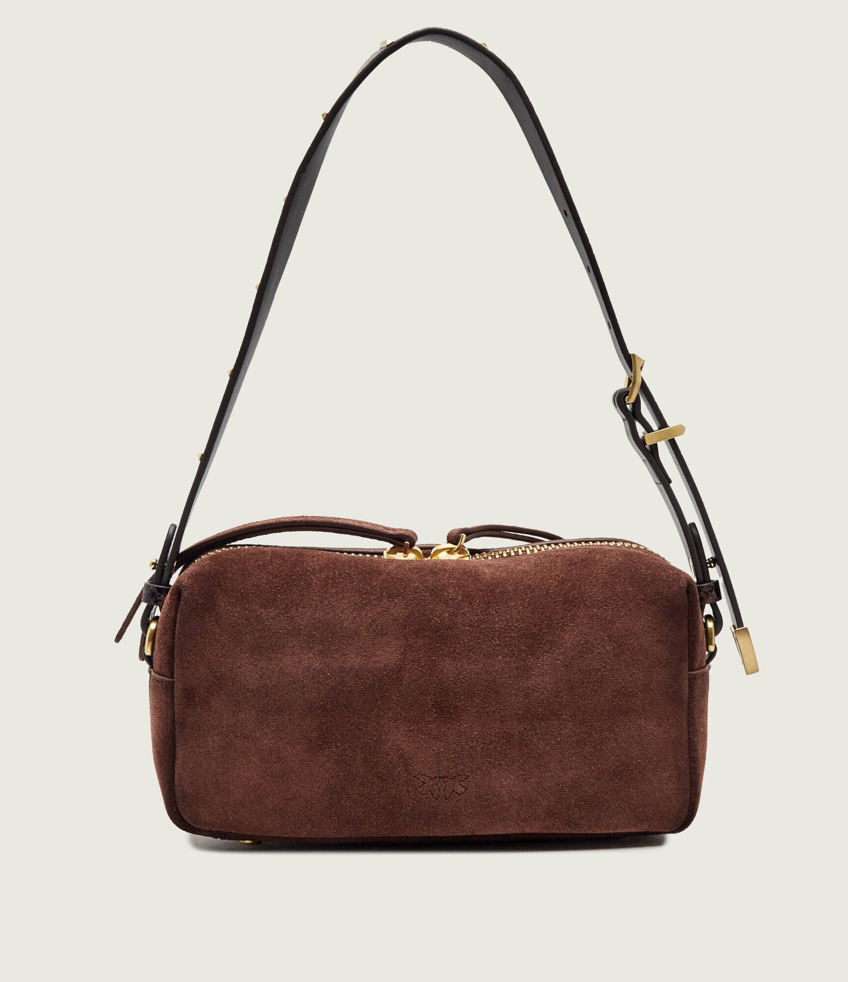 Pinko Geantă pe umăr Bauletto Trittico Mini | piele întoarsă