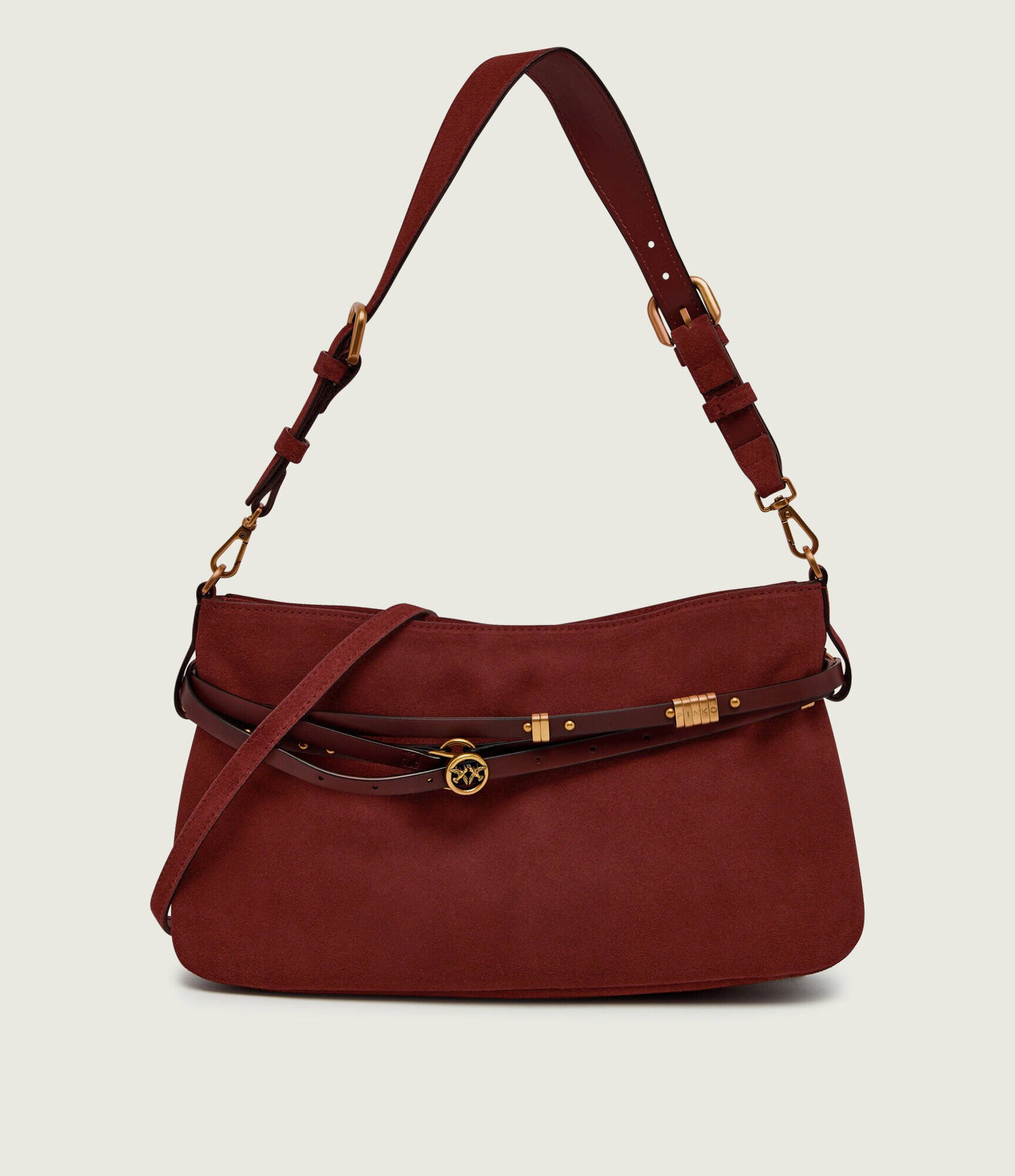 Pinko Geantă pe umăr BELT BAG CLASSIC | piele întoarsă