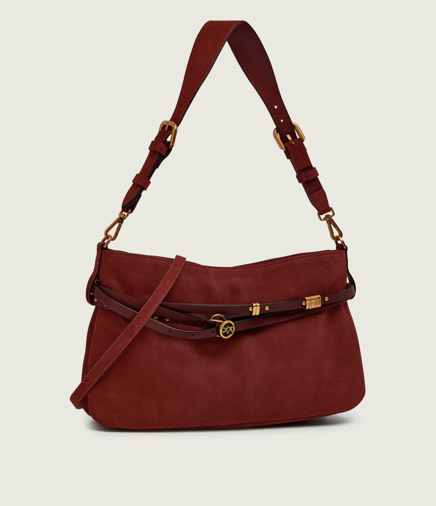 Pinko Geantă pe umăr BELT BAG CLASSIC | piele întoarsă