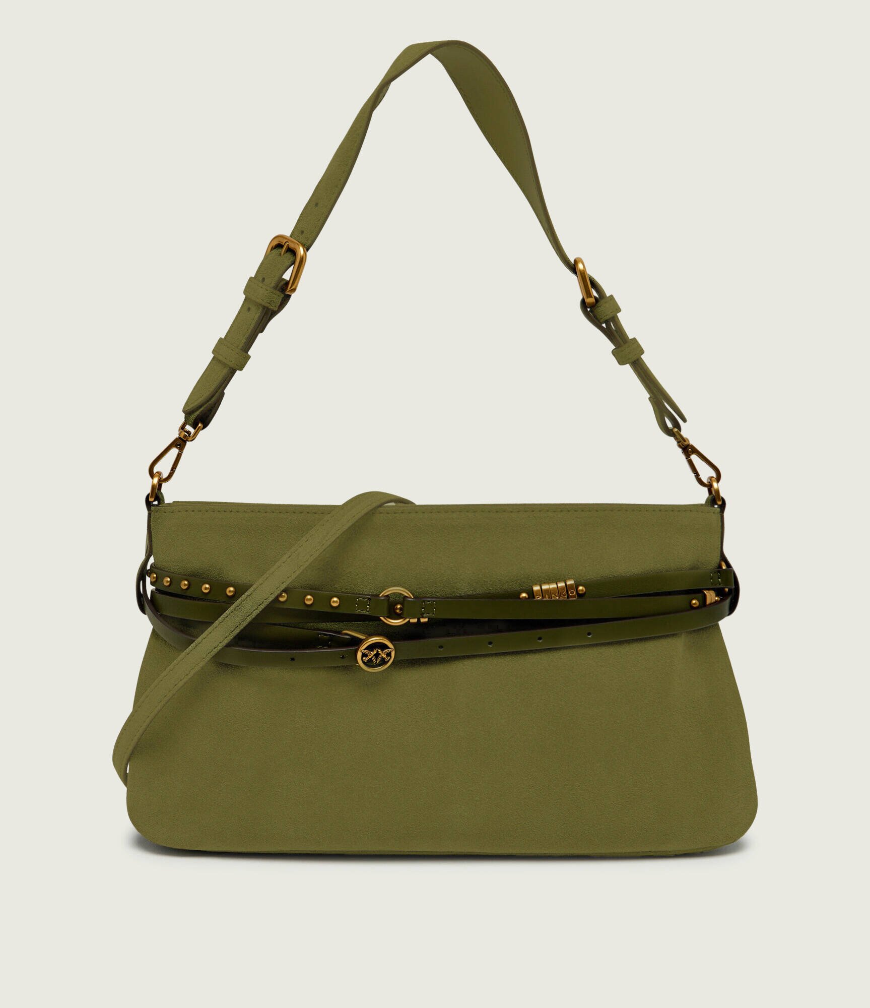 Pinko Geantă pe umăr BELT BAG CLASSIC | piele întoarsă