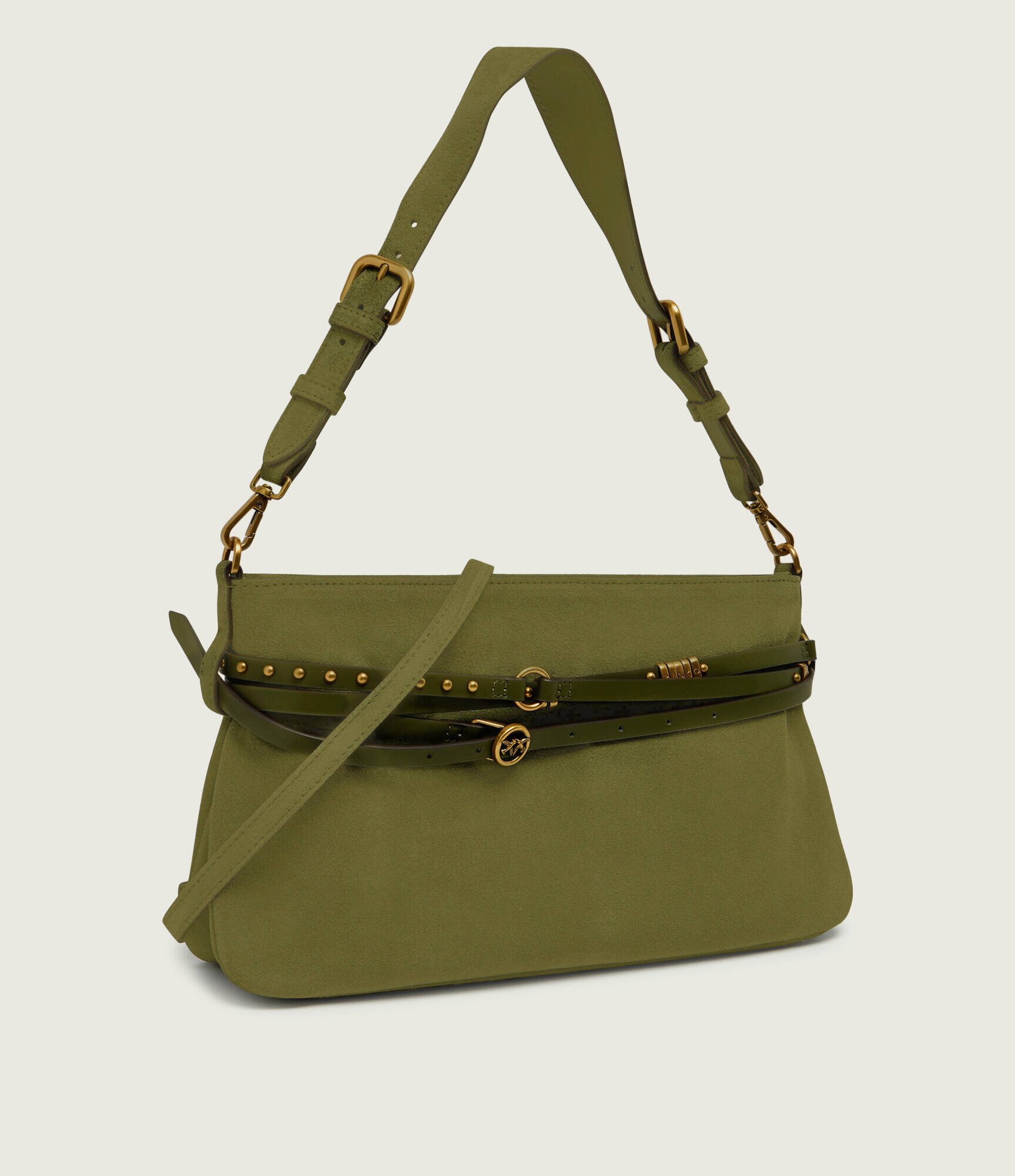 Pinko Geantă pe umăr BELT BAG CLASSIC | piele întoarsă