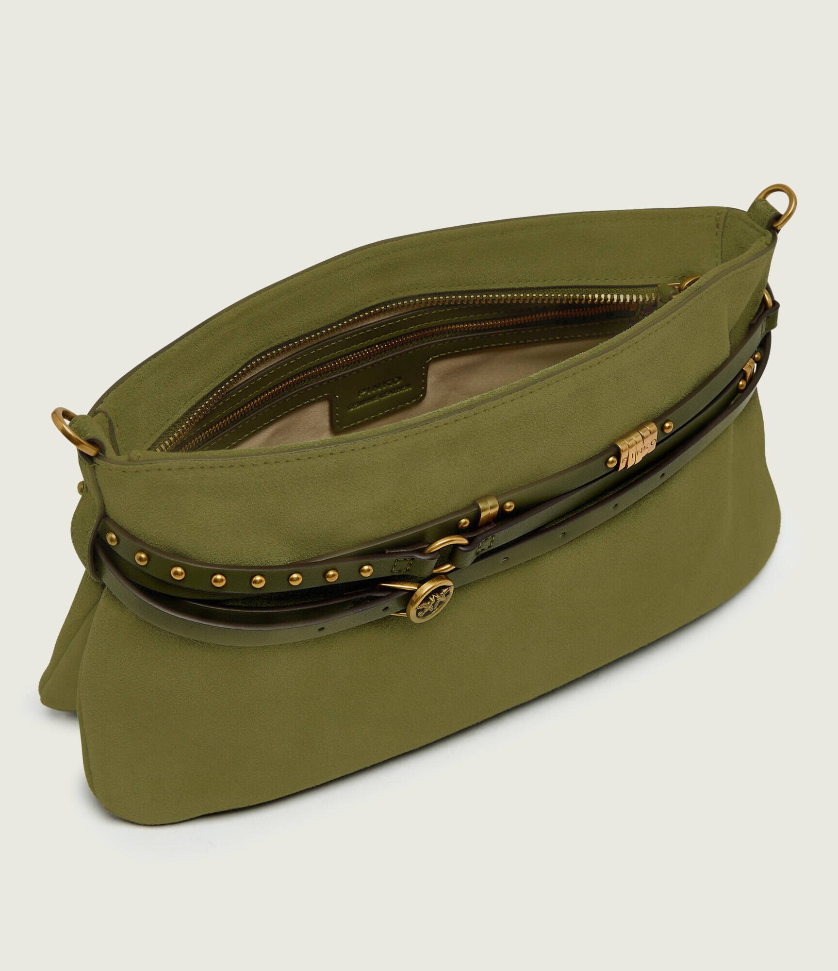 Pinko Geantă pe umăr BELT BAG CLASSIC | piele întoarsă