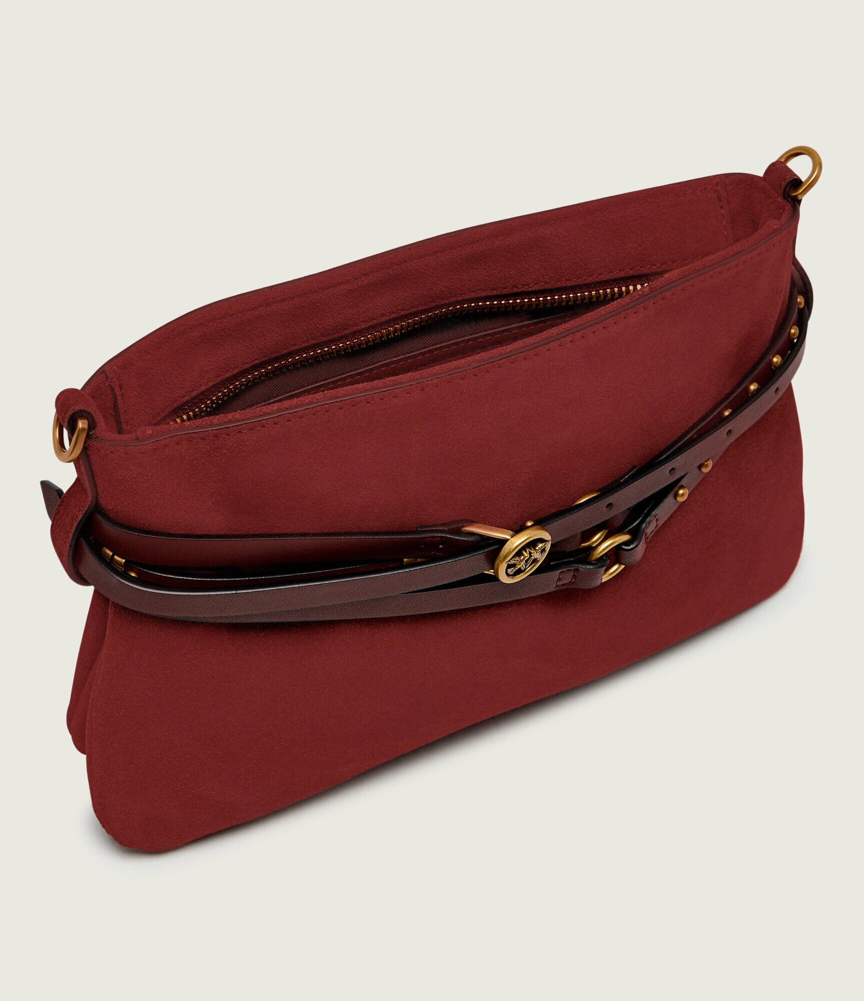 Pinko Geantă pe umăr BELT BAG MINI | piele întoarsă
