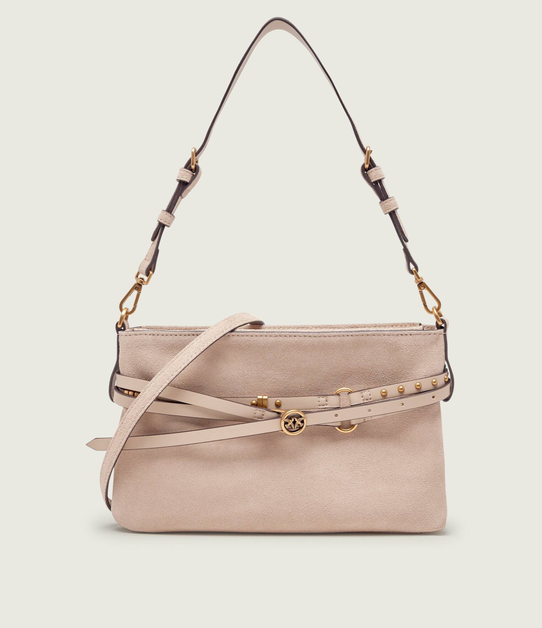 Pinko Geantă pe umăr BELT BAG MINI | piele întoarsă