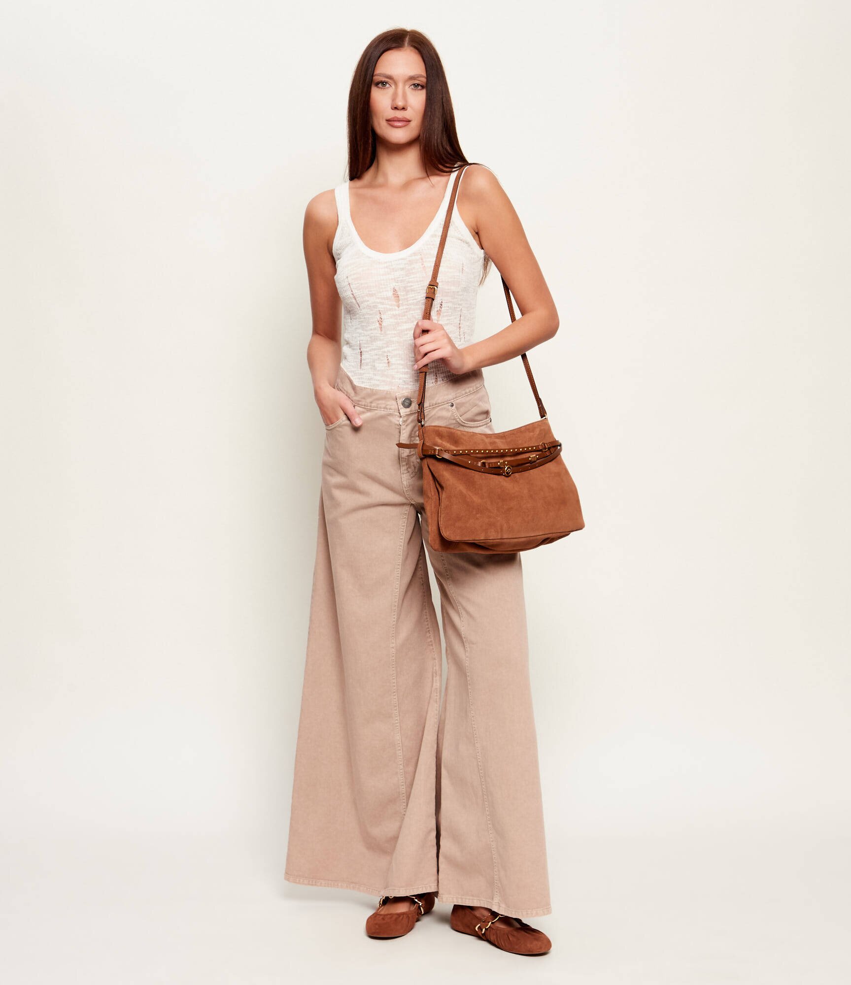 Pinko Geantă pe umăr BELT BAG | piele întoarsă