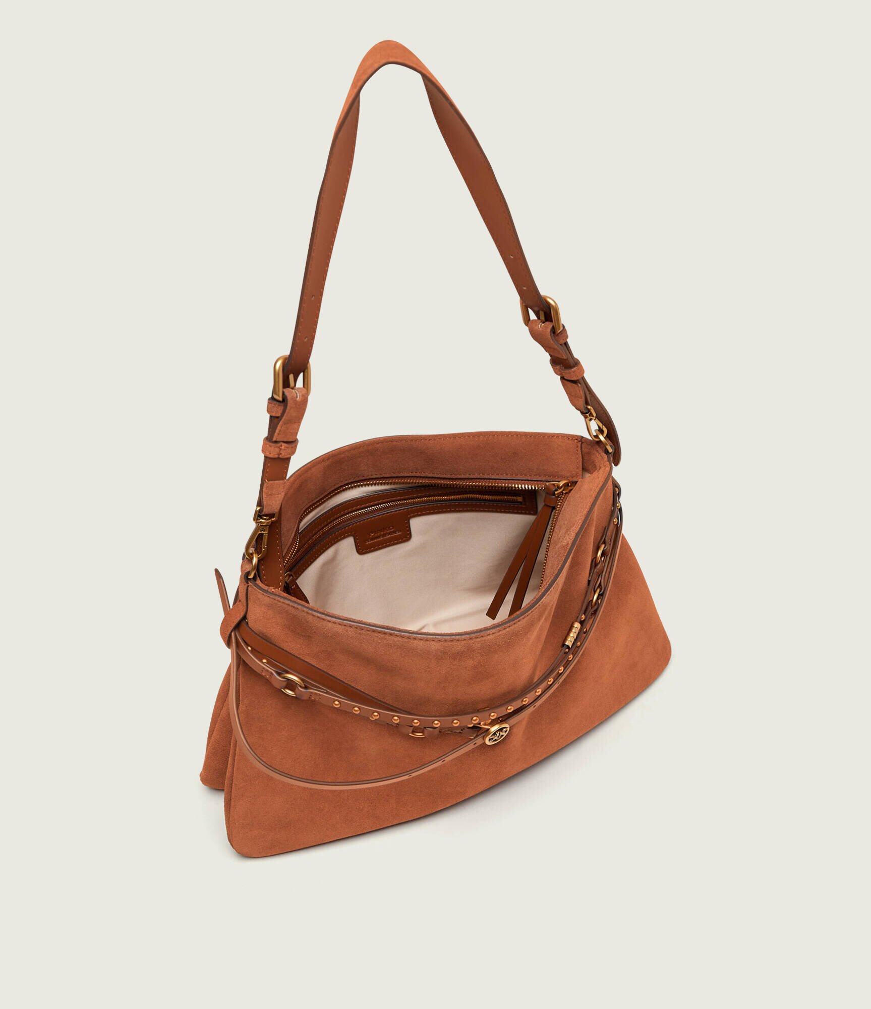 Pinko Geantă pe umăr BELT BAG | piele întoarsă