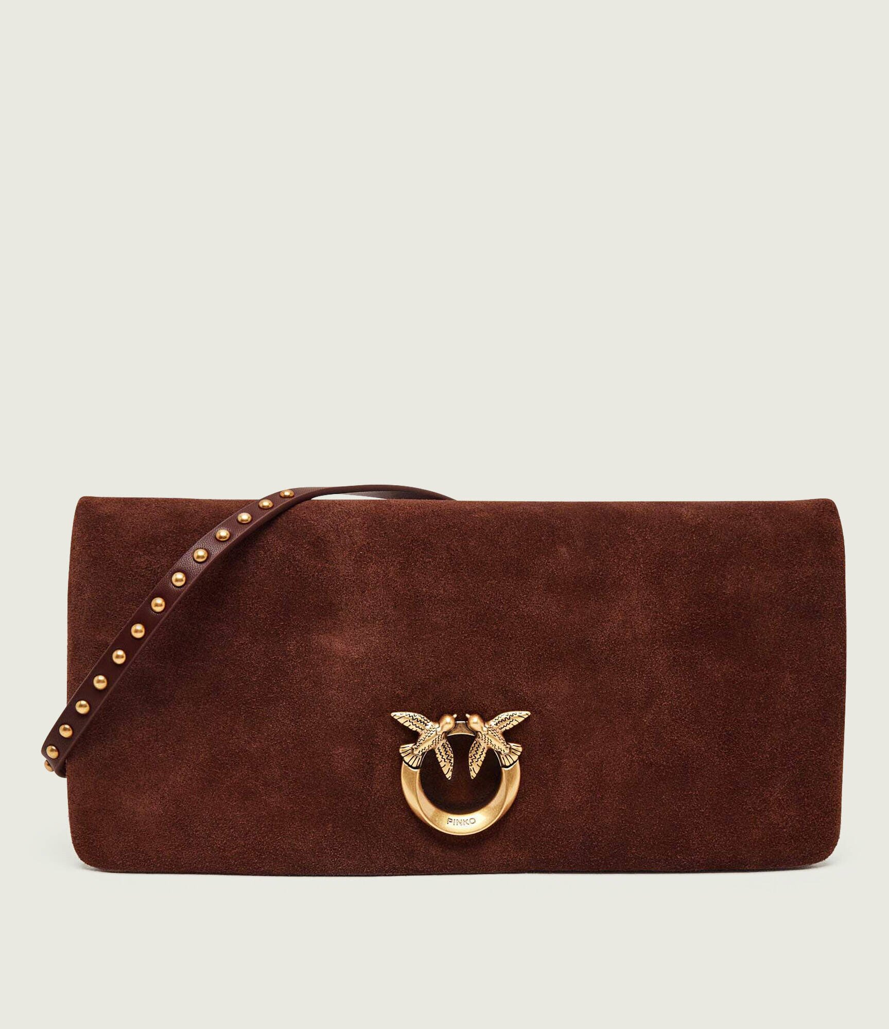 Pinko Geantă pe umăr Click Soft Horizontal Classic | piele întoarsă