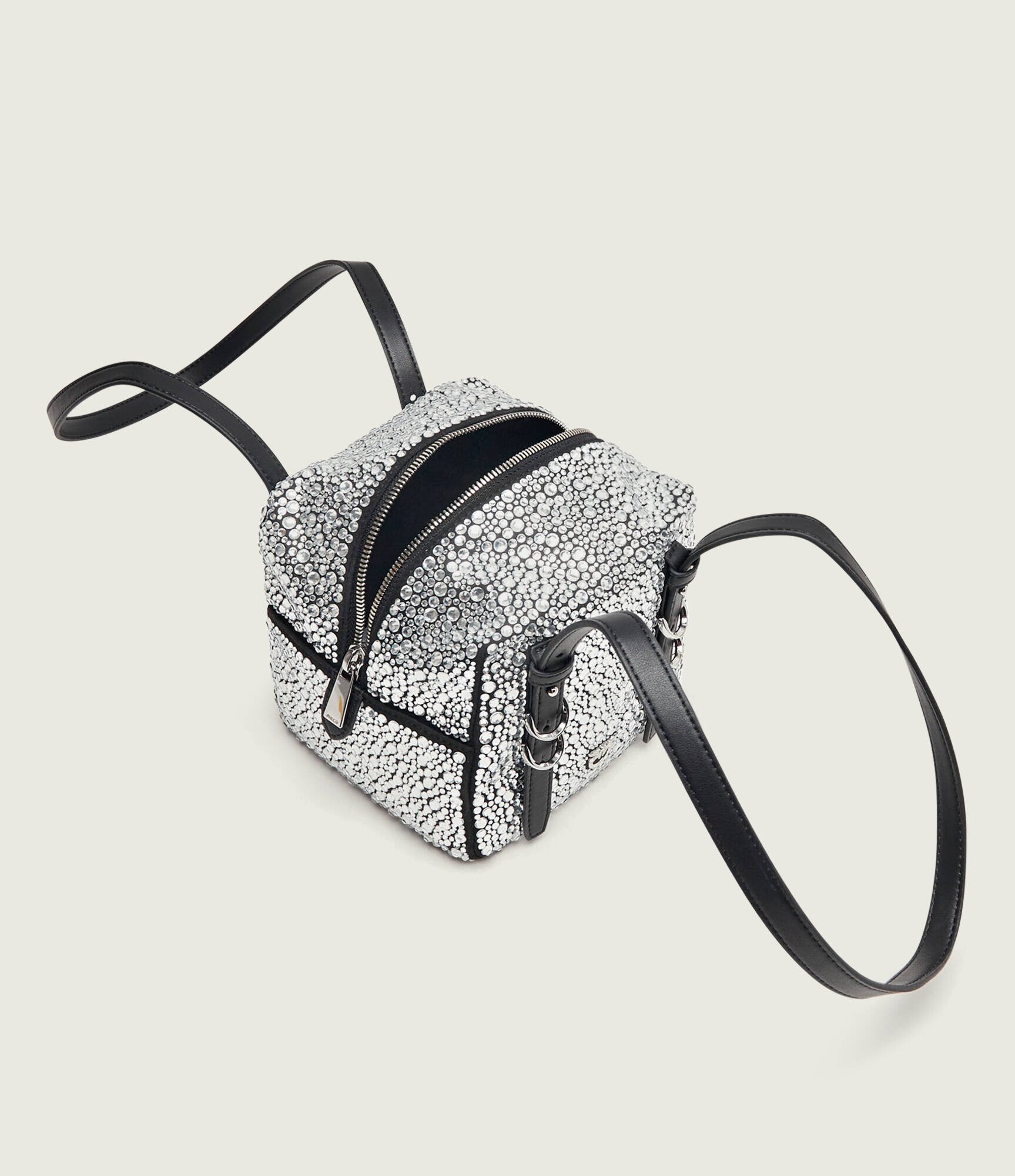 Pinko Geantă pe umăr CUBIC FULL STRASS