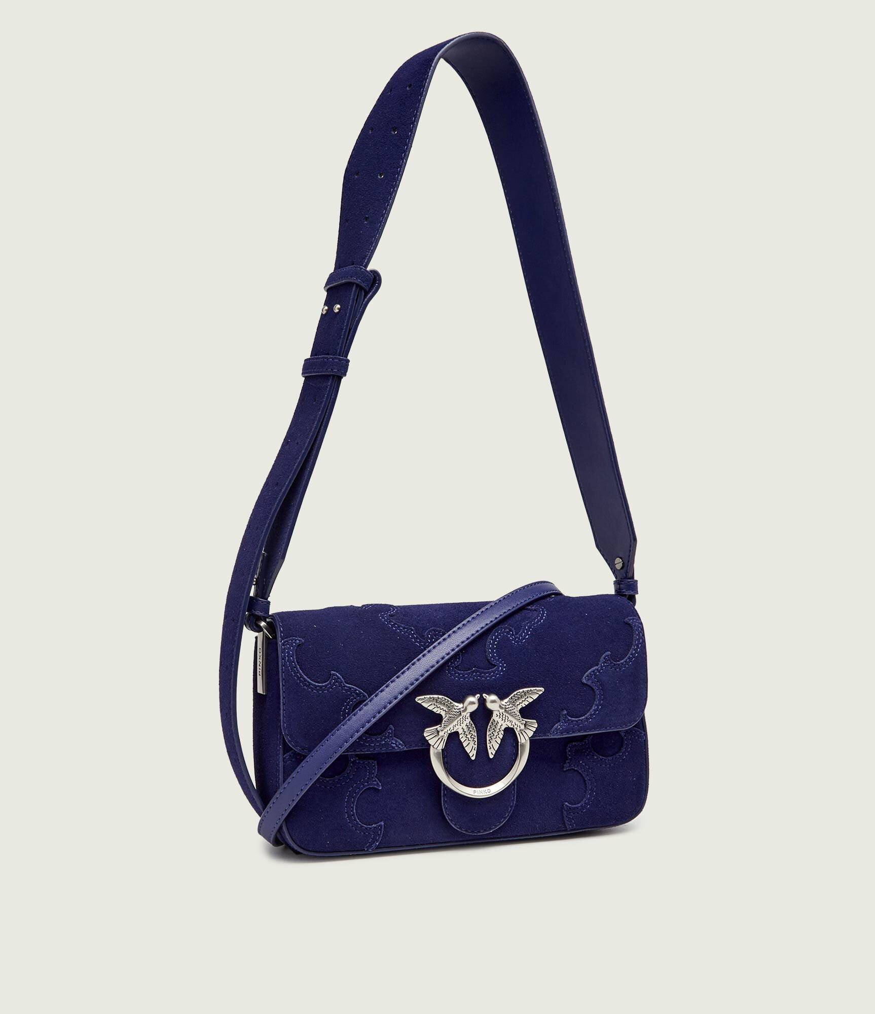 Pinko Geantă pe umăr LOVE ONE SLOUCHY MINI | piele întoarsă