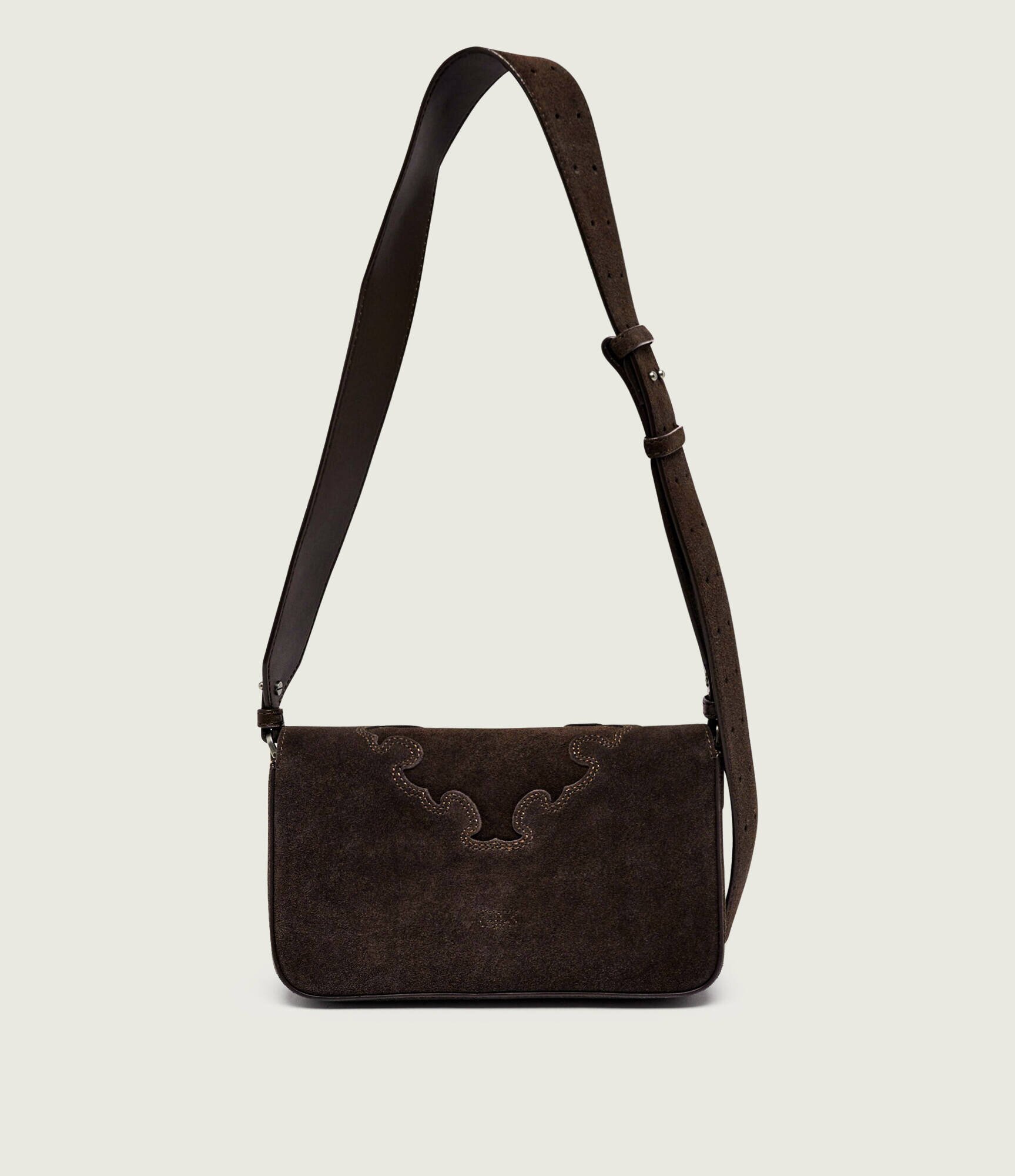 Pinko Geantă pe umăr LOVE ONE SLOUCHY MINI | piele întoarsă