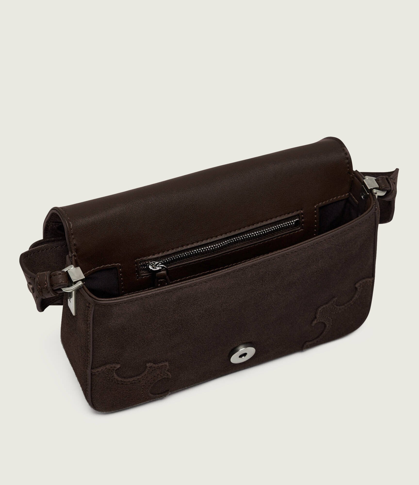Pinko Geantă pe umăr LOVE ONE SLOUCHY MINI | piele întoarsă