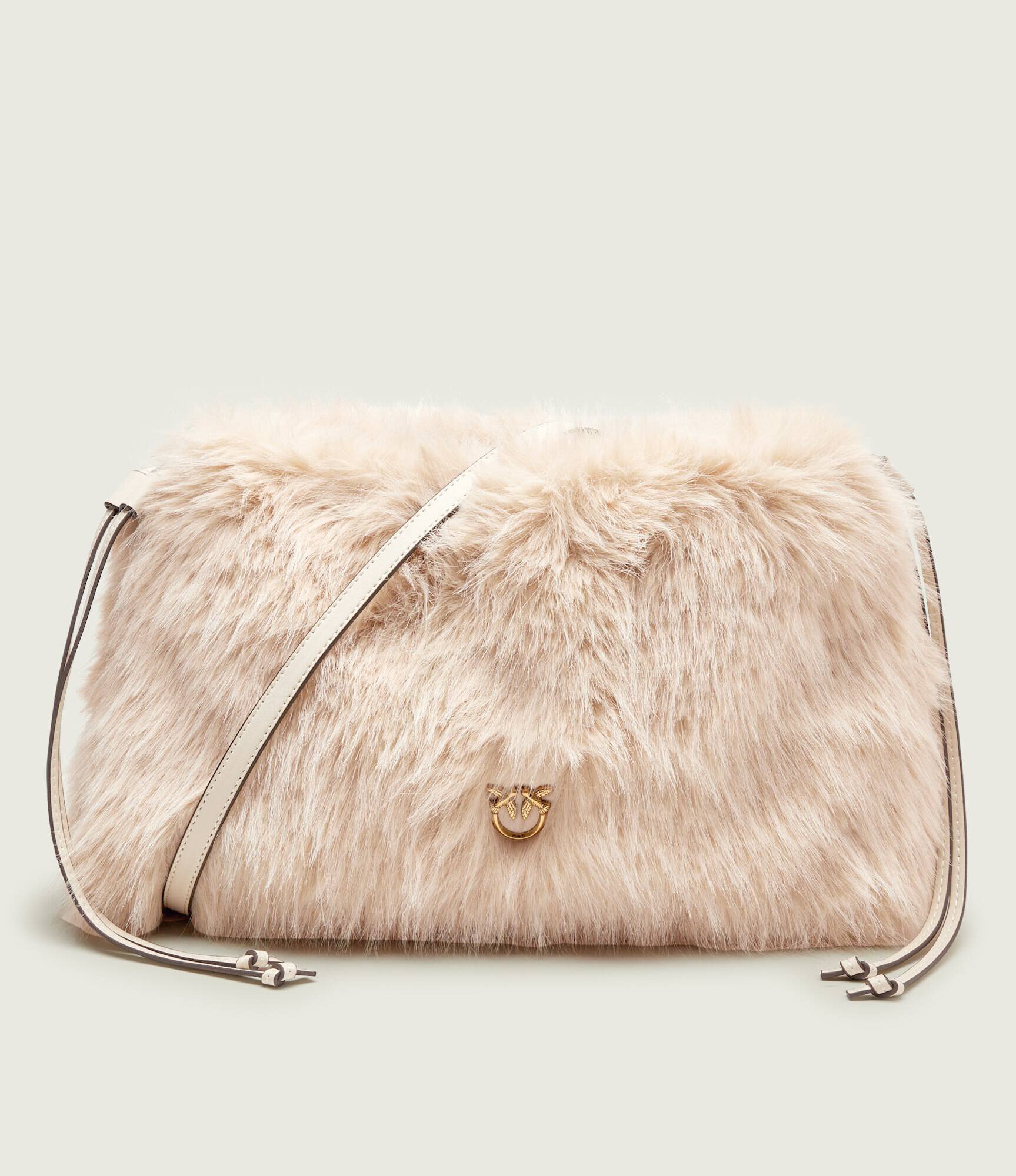 Pinko Geantă pe umăr Maxi Clutch cu adaos de piele