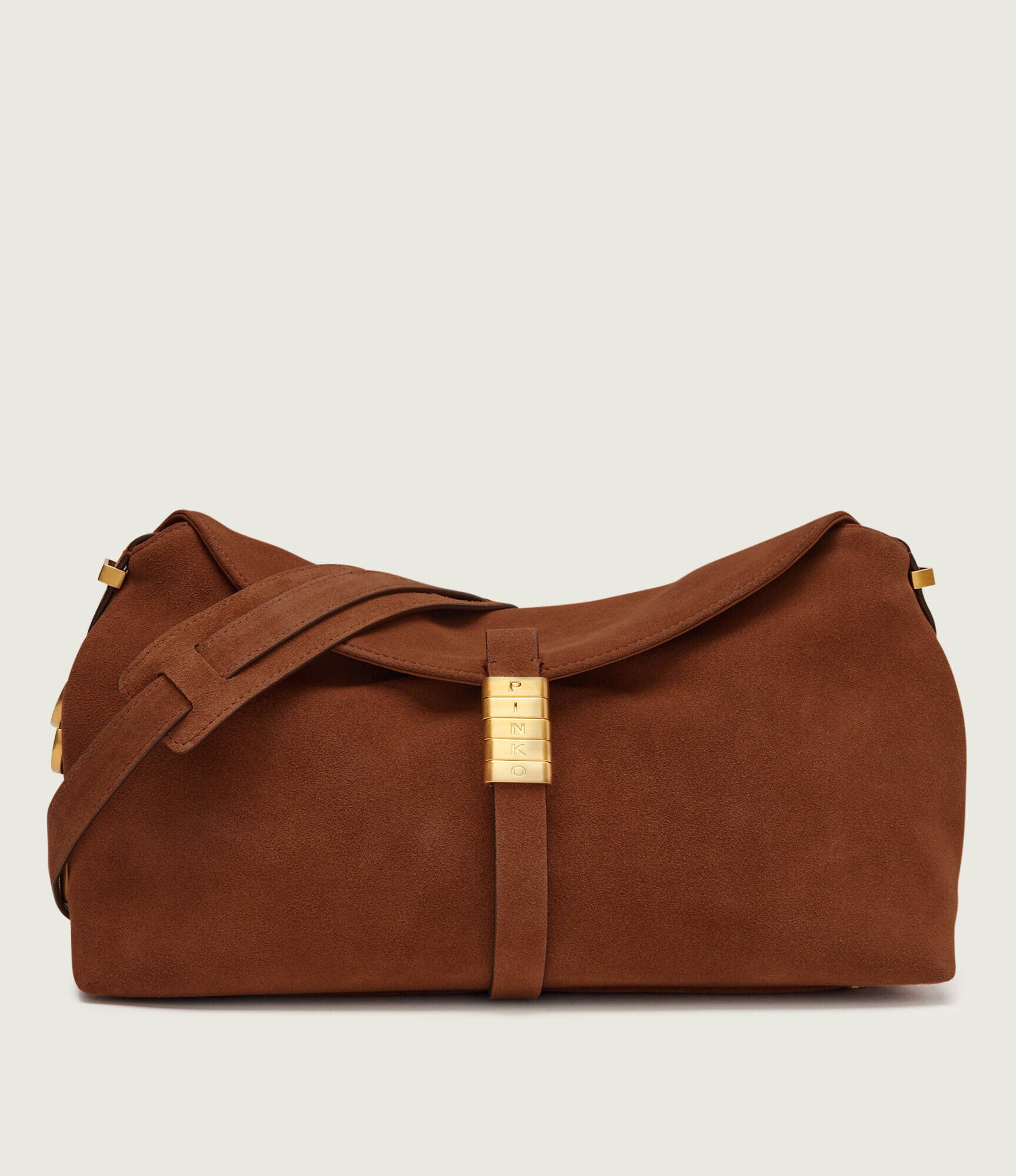 Pinko Geantă pe umăr SADDLE CLASSIC | piele întoarsă