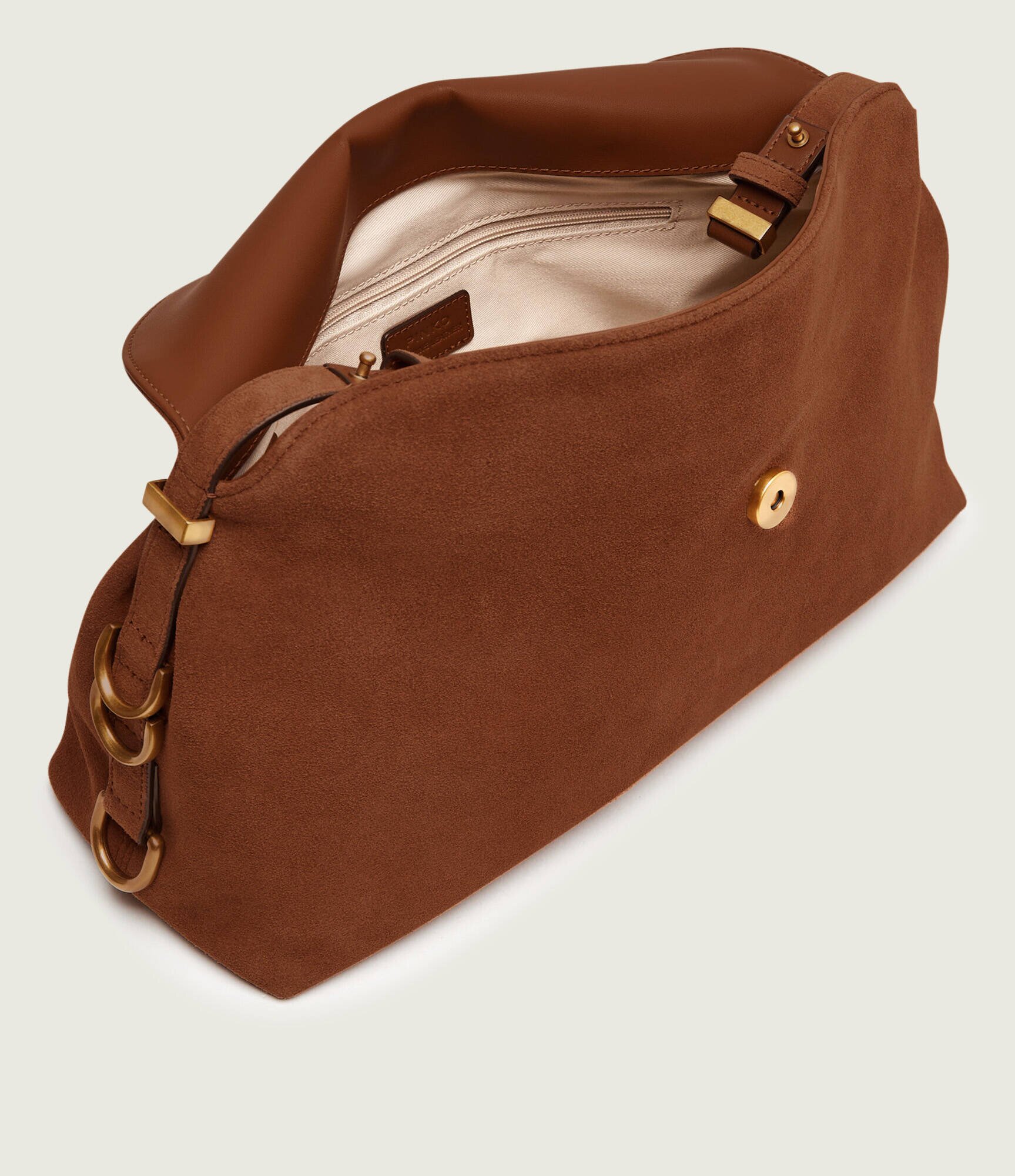 Pinko Geantă pe umăr SADDLE CLASSIC | piele întoarsă