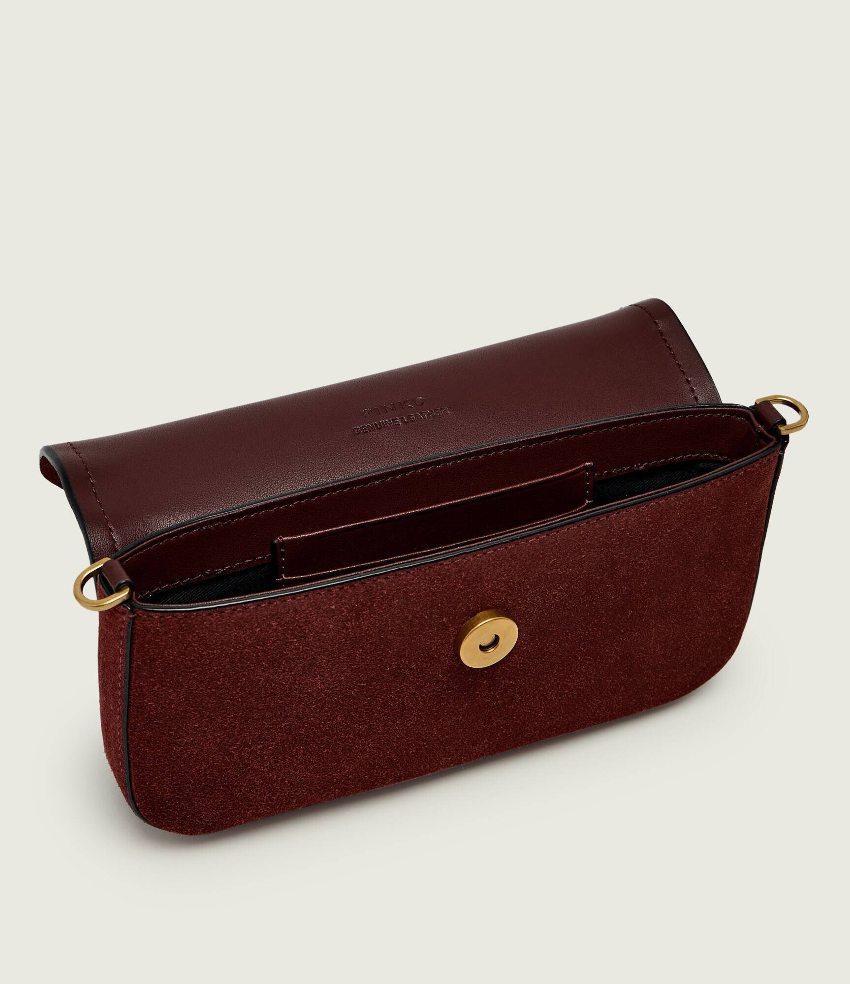Pinko Geantă poștaș/poșetă plic SADDLE FLAT | piele întoarsă