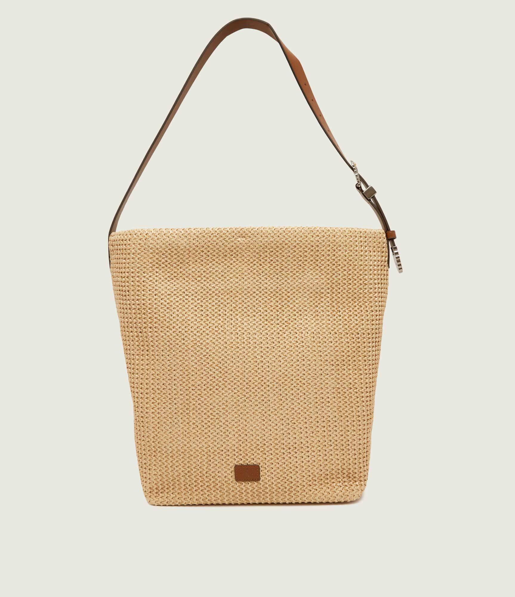 Pinko Geantă shopper BUCKET BIG TRITTICO cu adaos de piele