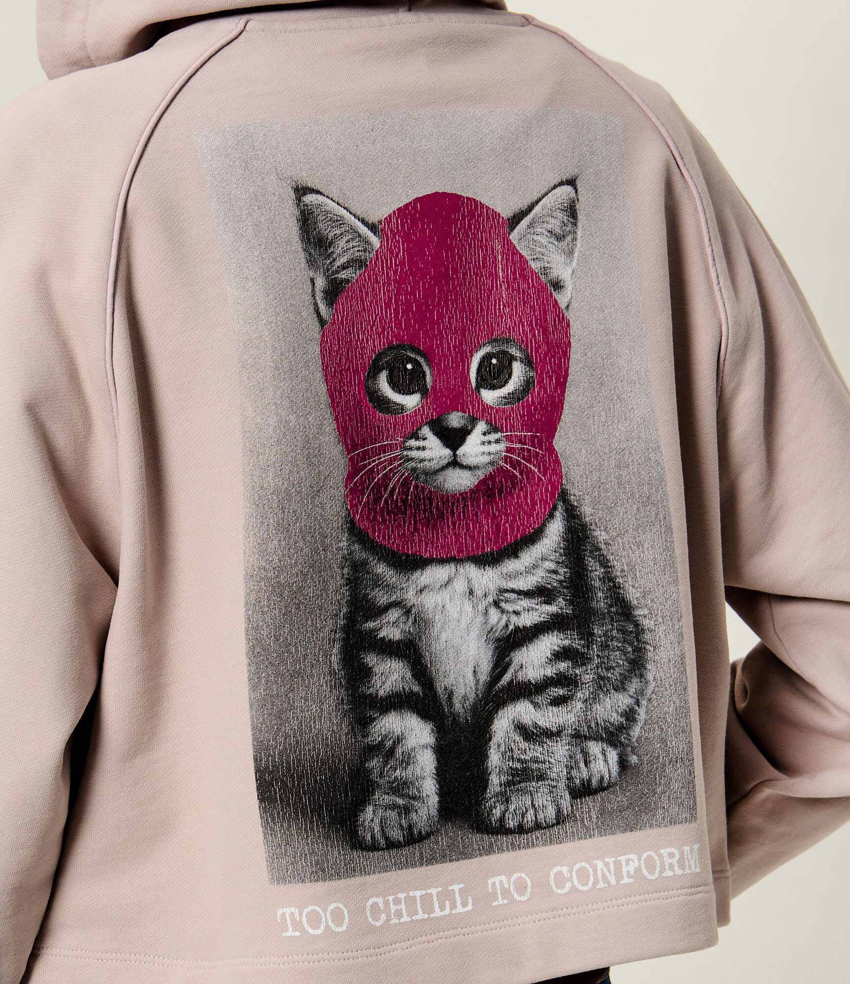 Pinko Hanorac Punk Cat | Cropped Fit