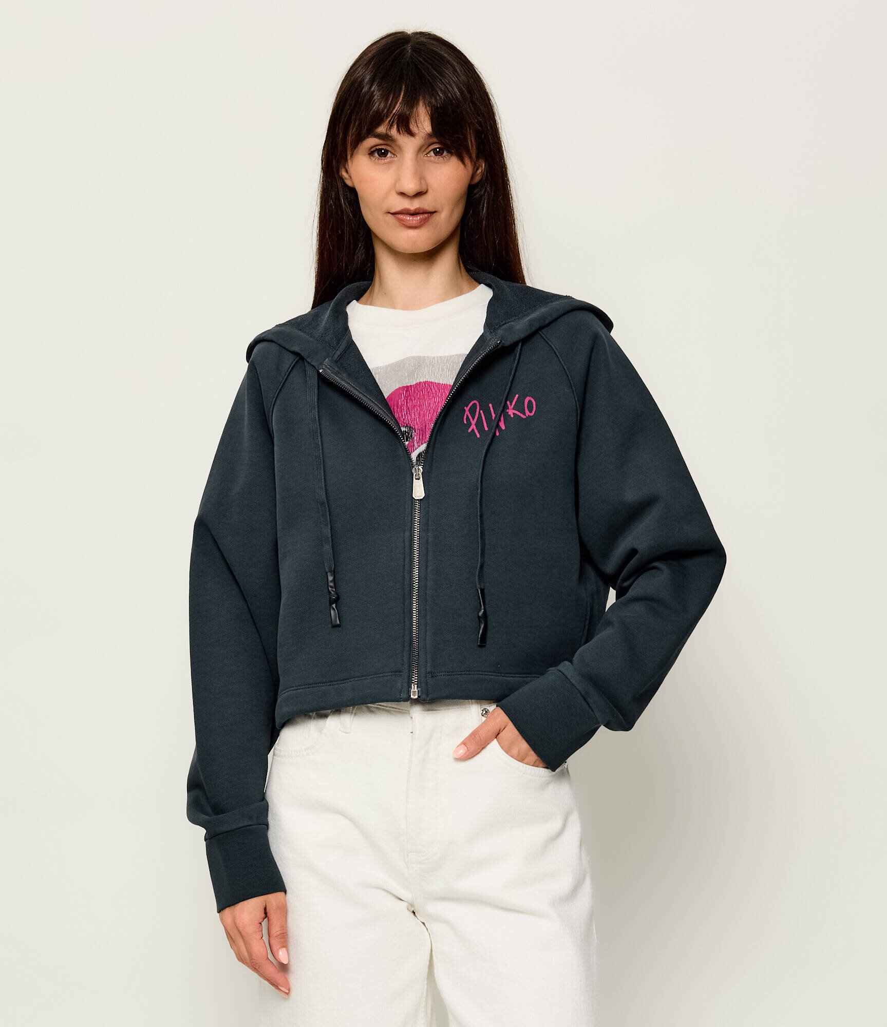 Pinko Hanorac Punk Cat | Cropped Fit