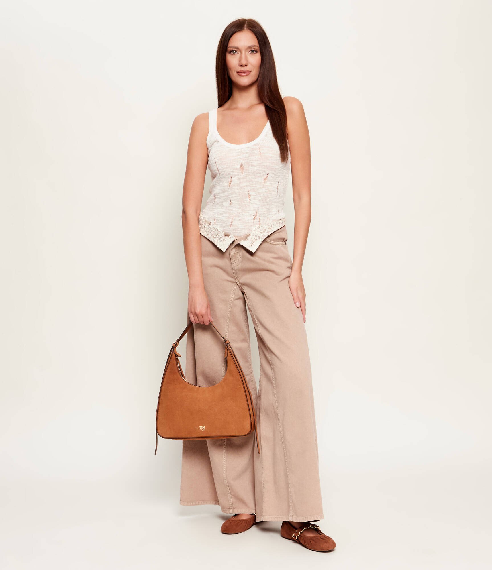 Pinko Hobo MISS CLASSIC | piele întoarsă