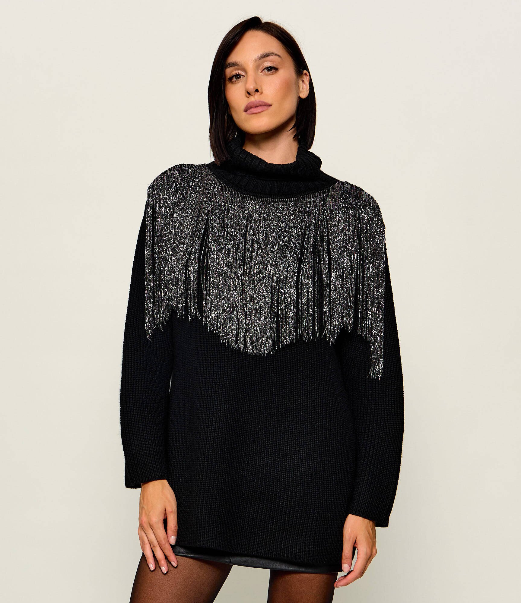Pinko Maletă Camaro | Loose fit cu adaos de lână