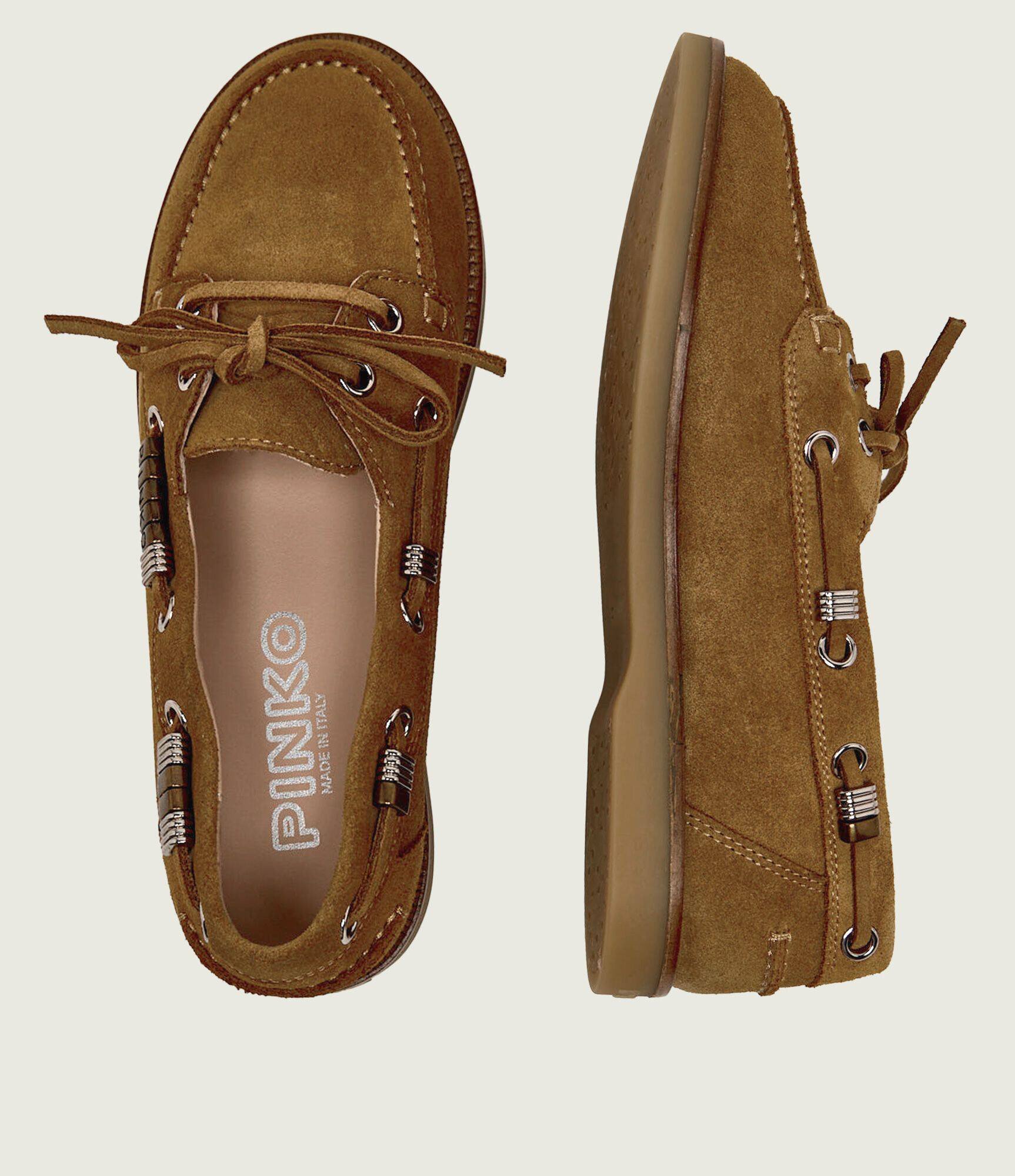 Pinko Mocasini GRACE 01 | piele întoarsă