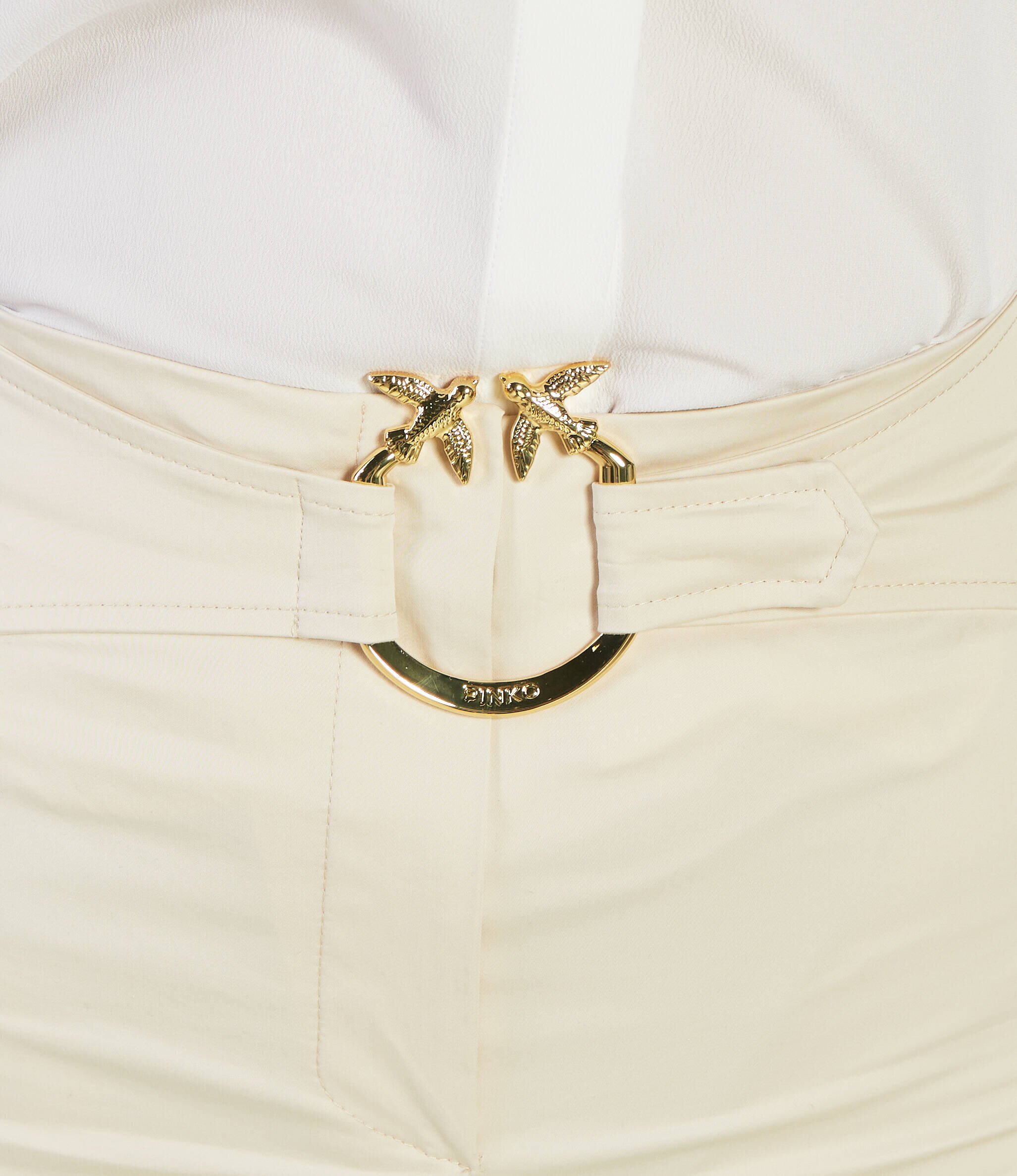 Pinko Pantaloni cu cordon | flare fit | high waist