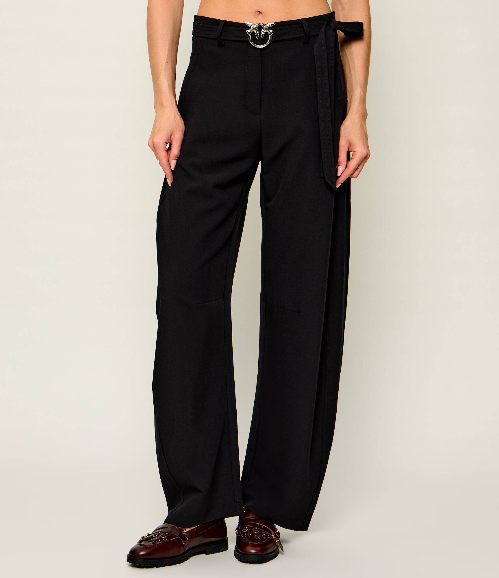 Pinko Pantaloni cu cordon New Lexy | Relaxed fit