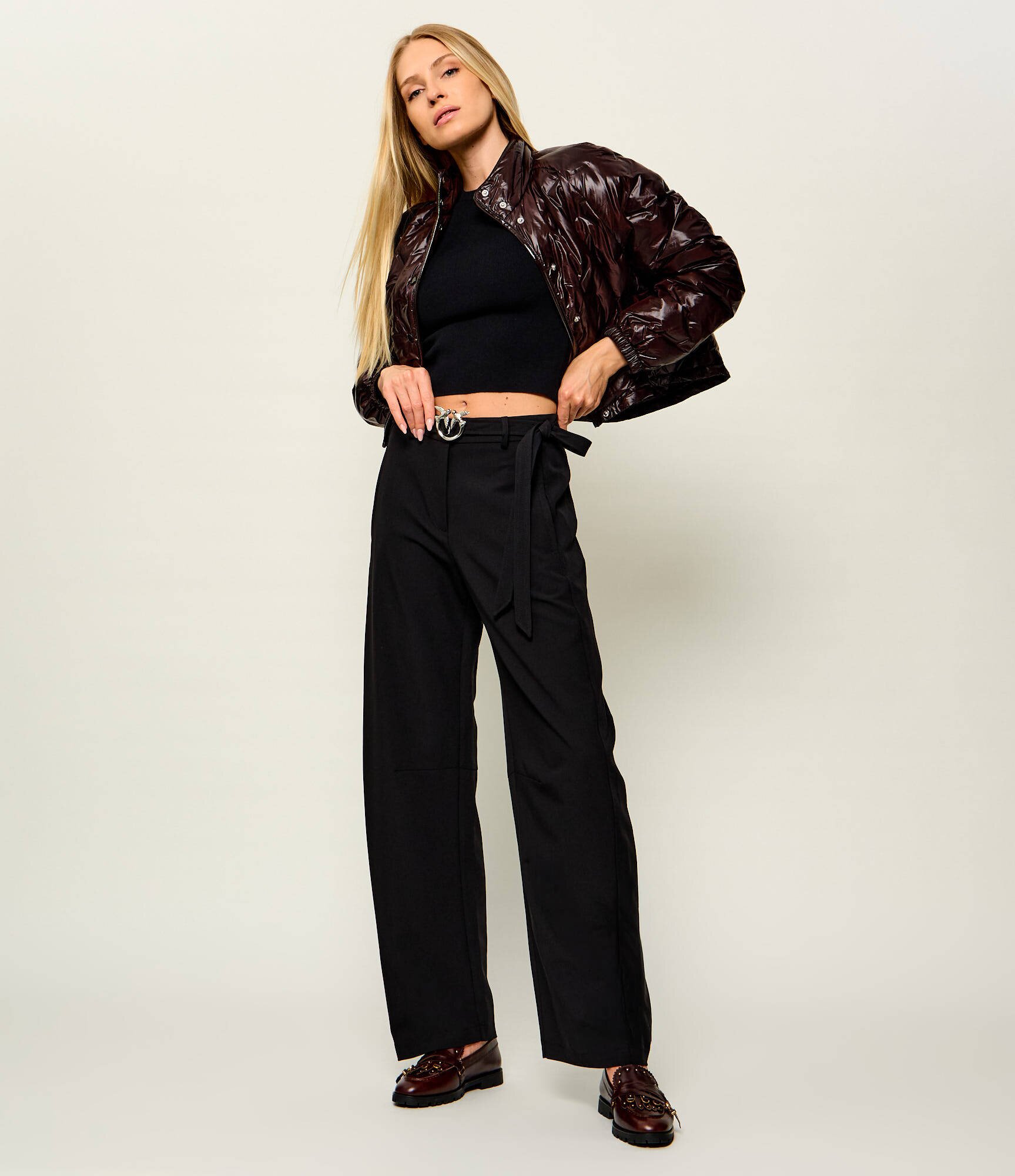 Pinko Pantaloni cu cordon New Lexy | Relaxed fit