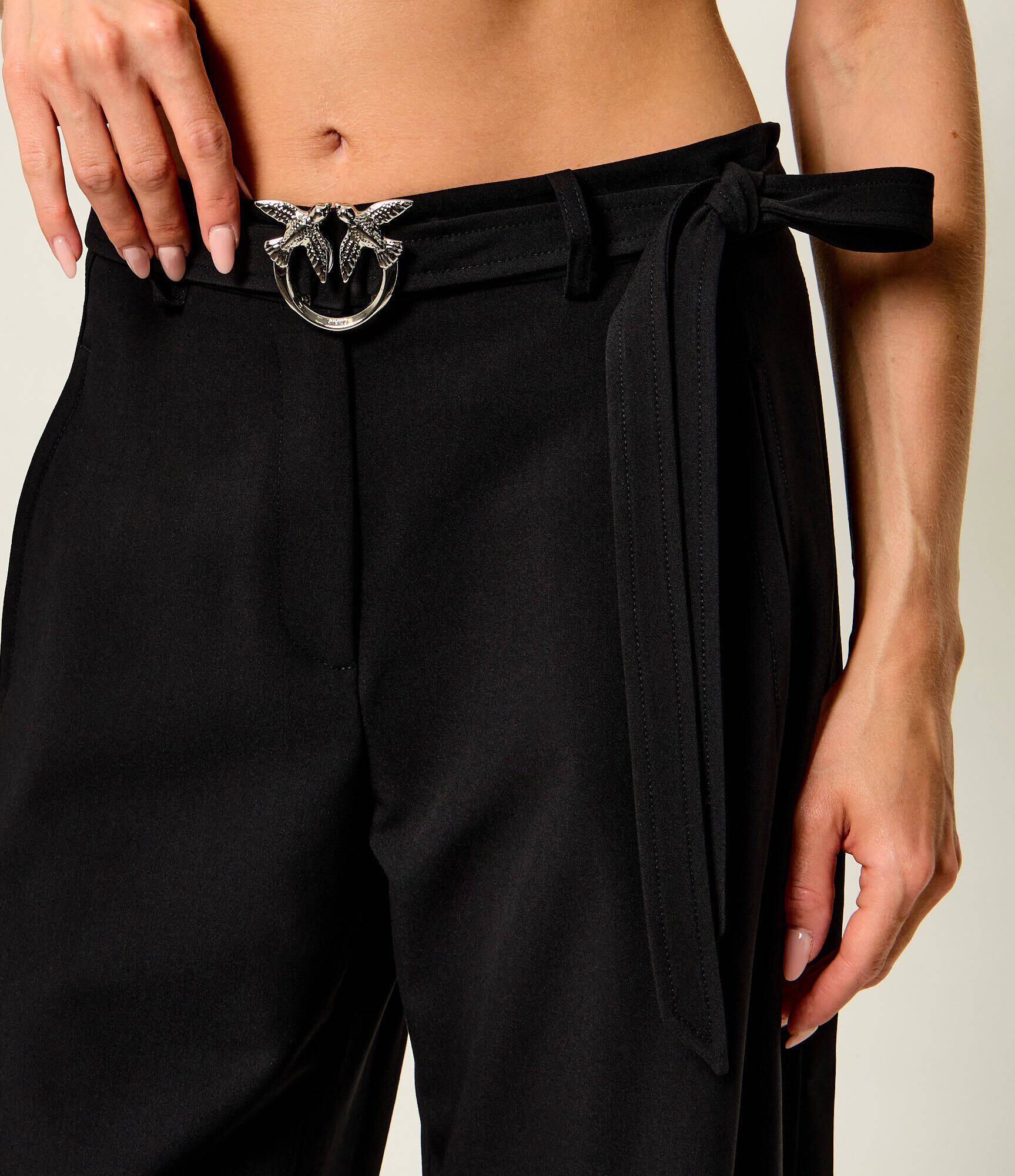 Pinko Pantaloni cu cordon New Lexy | Relaxed fit