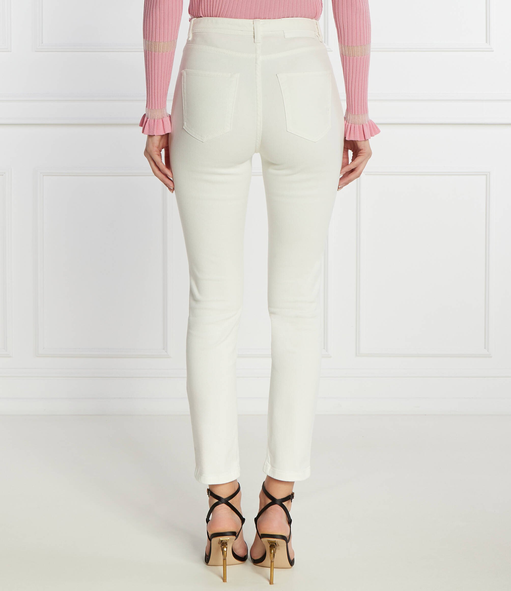 Pinko Pantaloni cu cordon SUSAN | Skinny fit | denim