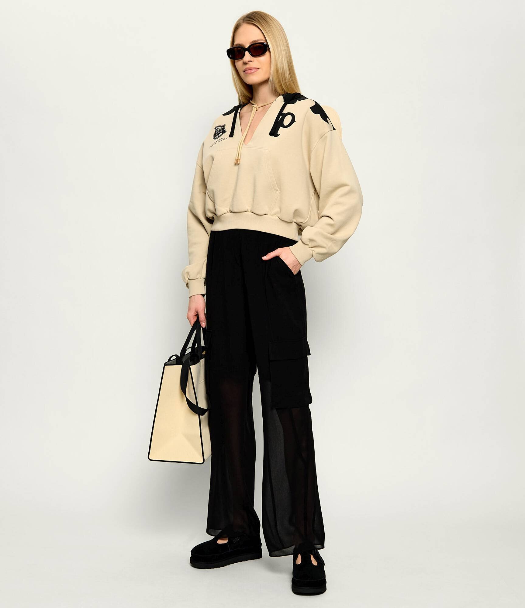 Pinko Pantaloni Georgette | Loose fit
