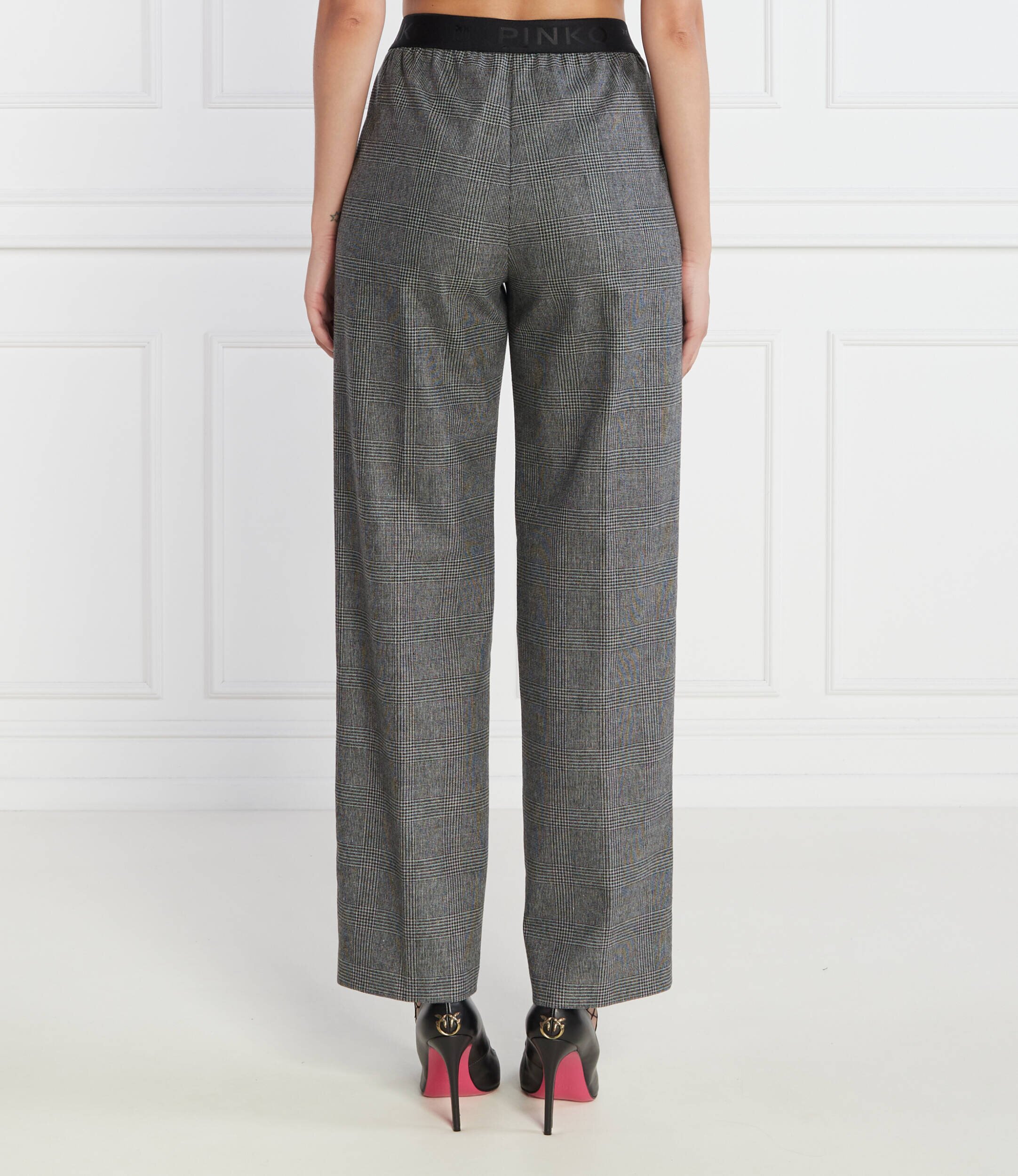 Pinko Pantaloni | Loose fit cu adaos de lână