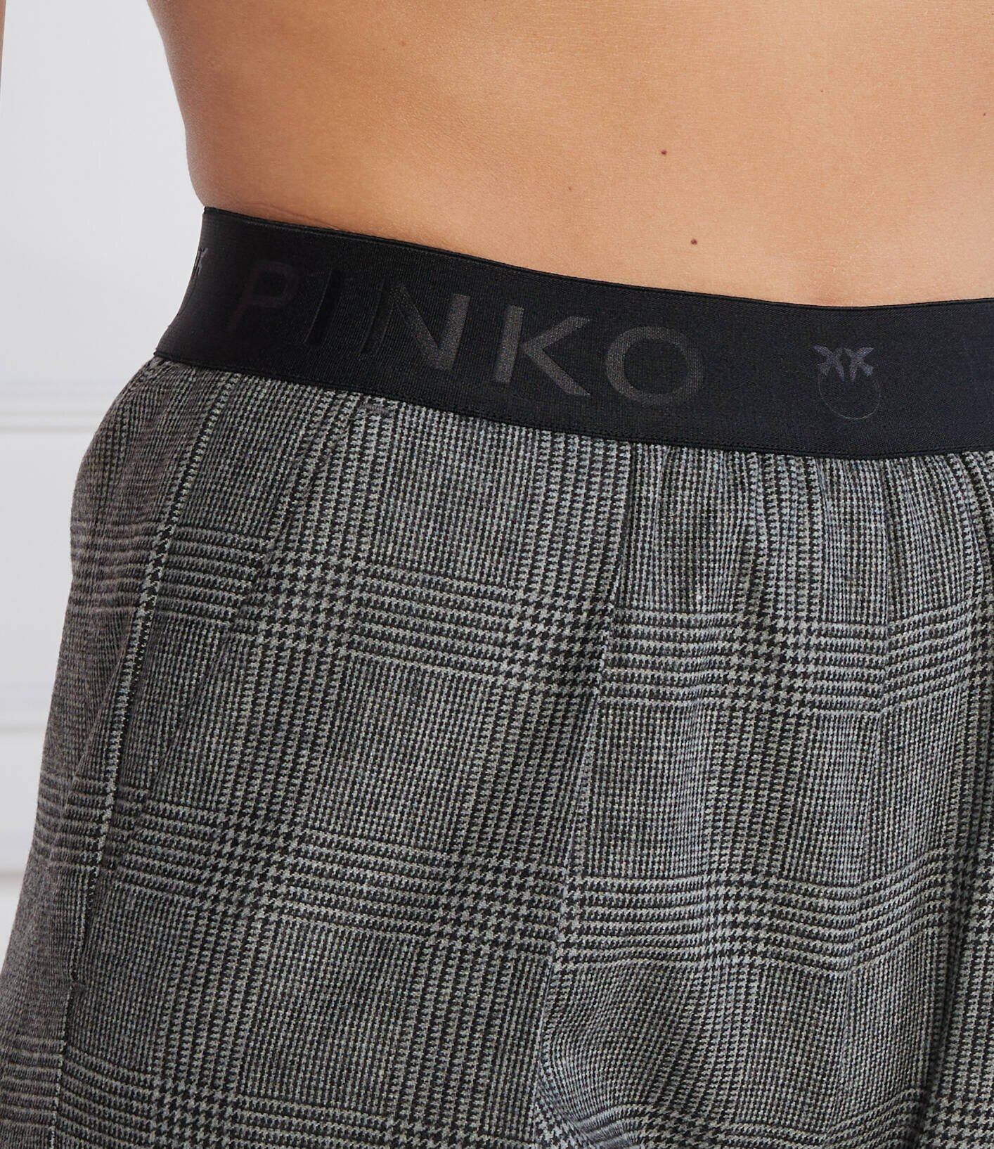 Pinko Pantaloni | Loose fit cu adaos de lână
