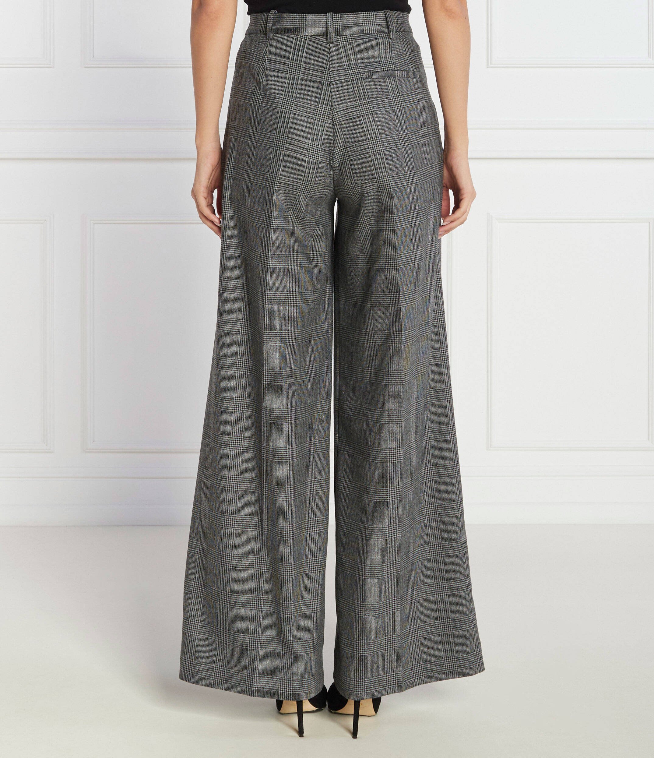 Pinko Pantaloni | Palazzo cu adaos de lână