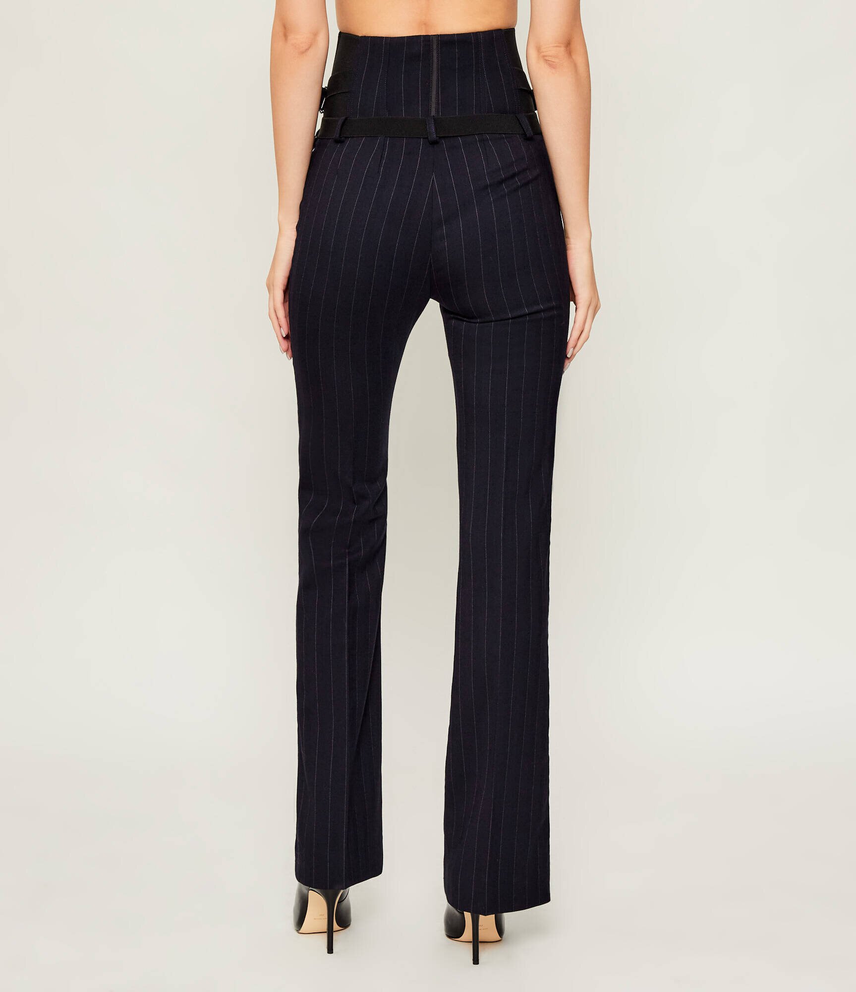 Pinko Pantaloni PIADINA | flare fit cu adaos de lână