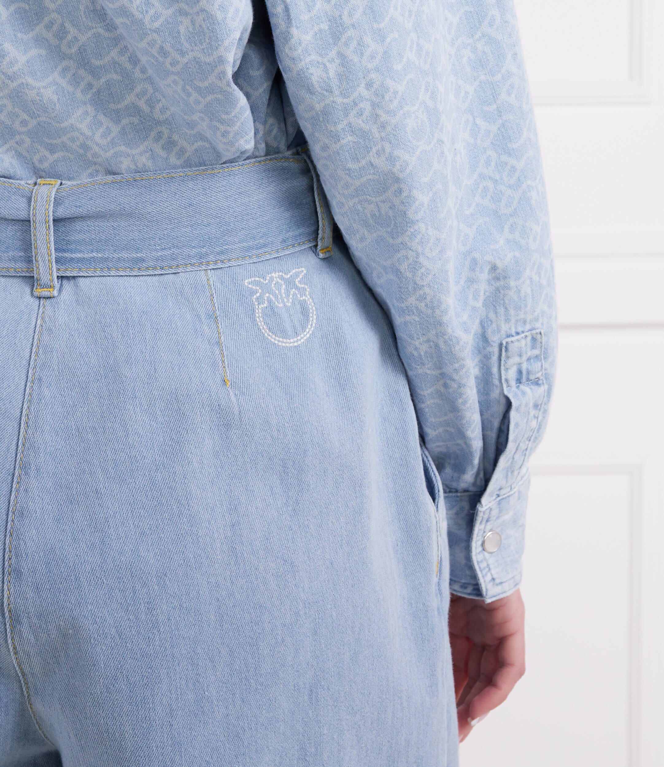 Pinko Pantaloni scurți + curea CIRCUITO | Relaxed fit