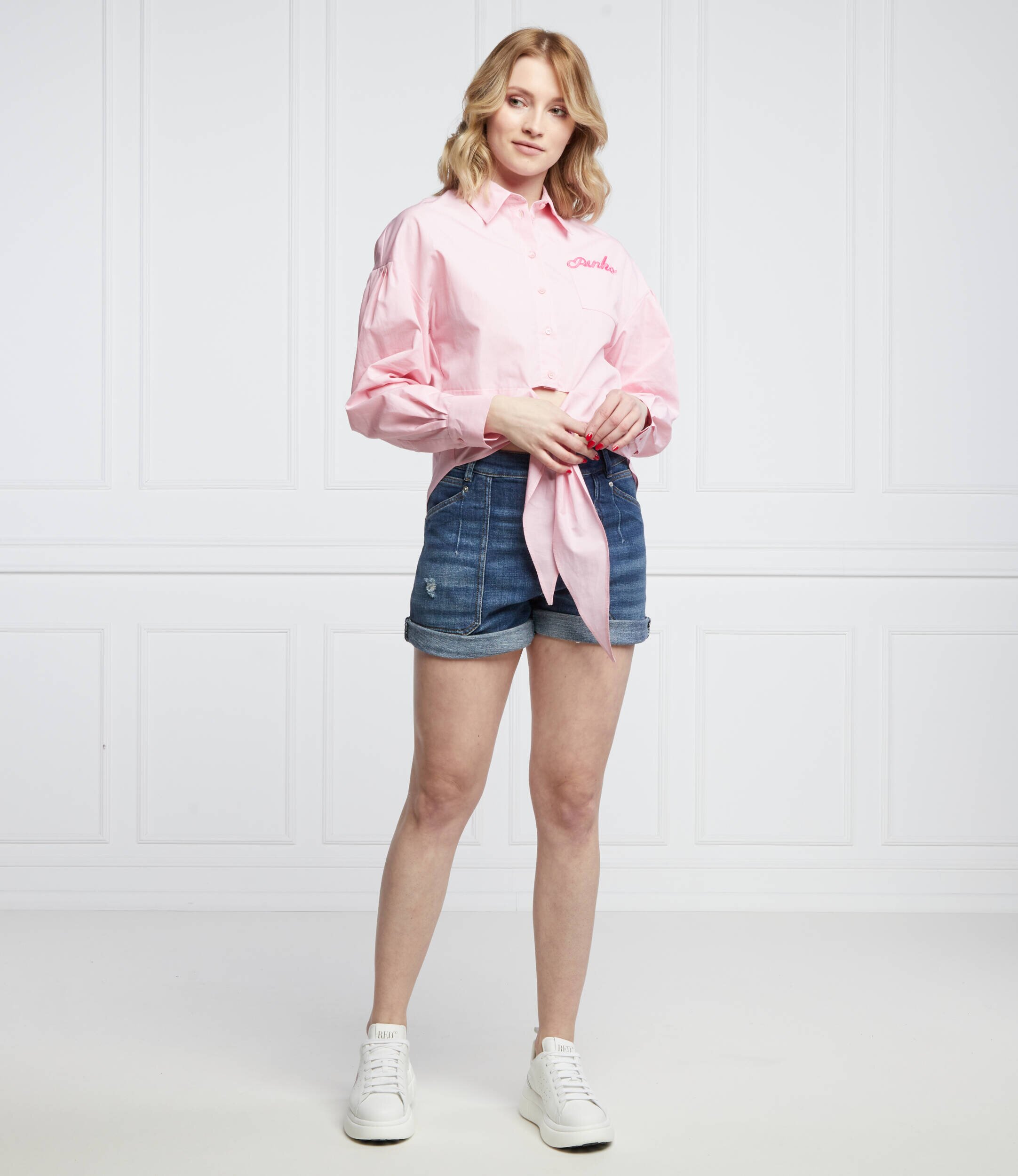 Pinko Pantaloni scurți FRIVOLA | Regular Fit | denim