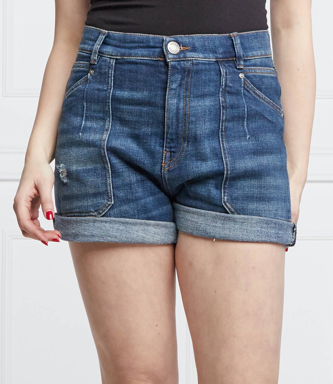 Pinko Pantaloni scurți FRIVOLA | Regular Fit | denim