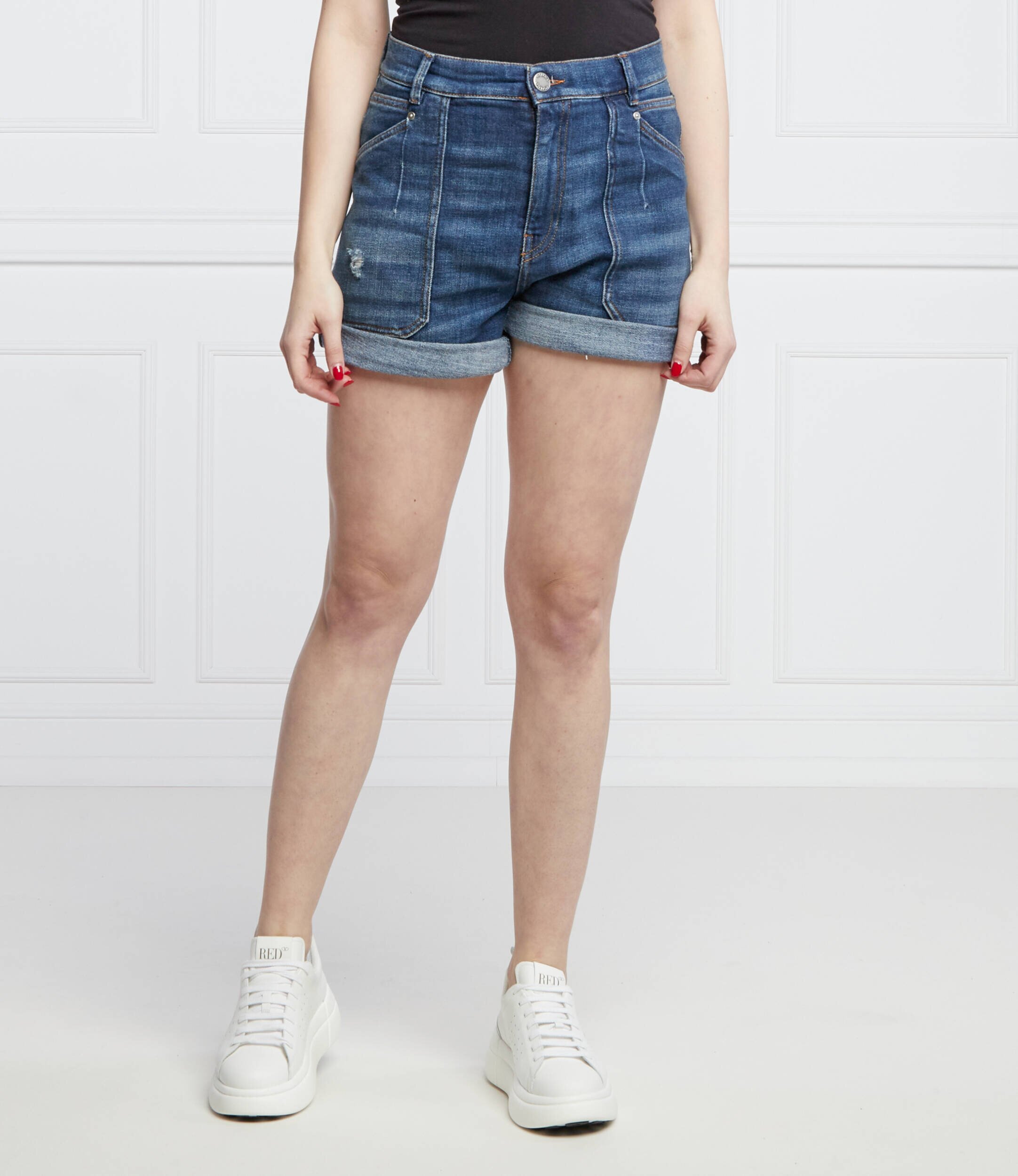 Pinko Pantaloni scurți FRIVOLA | Regular Fit | denim