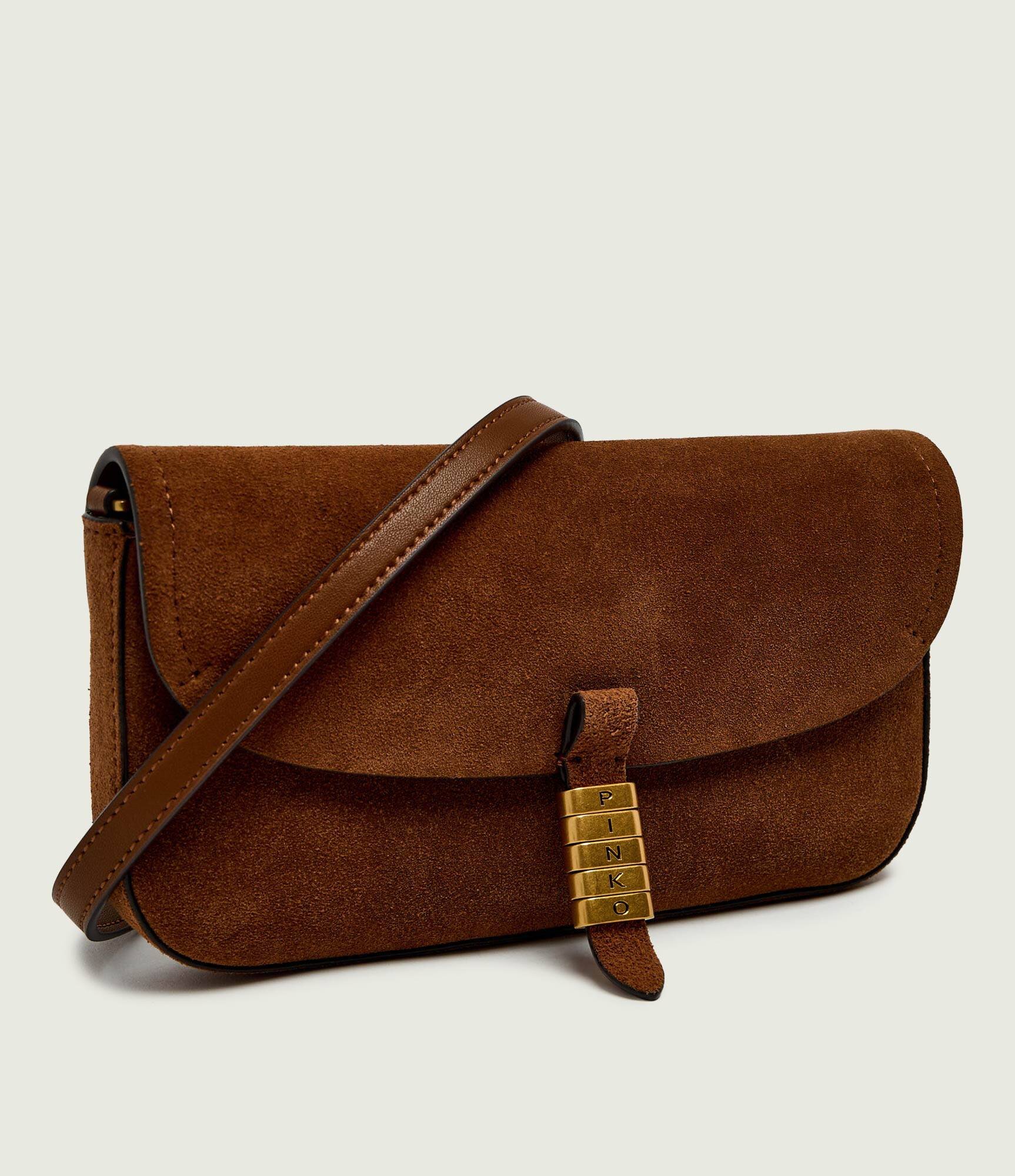 Pinko Poșetă plic SADDLE | piele întoarsă
