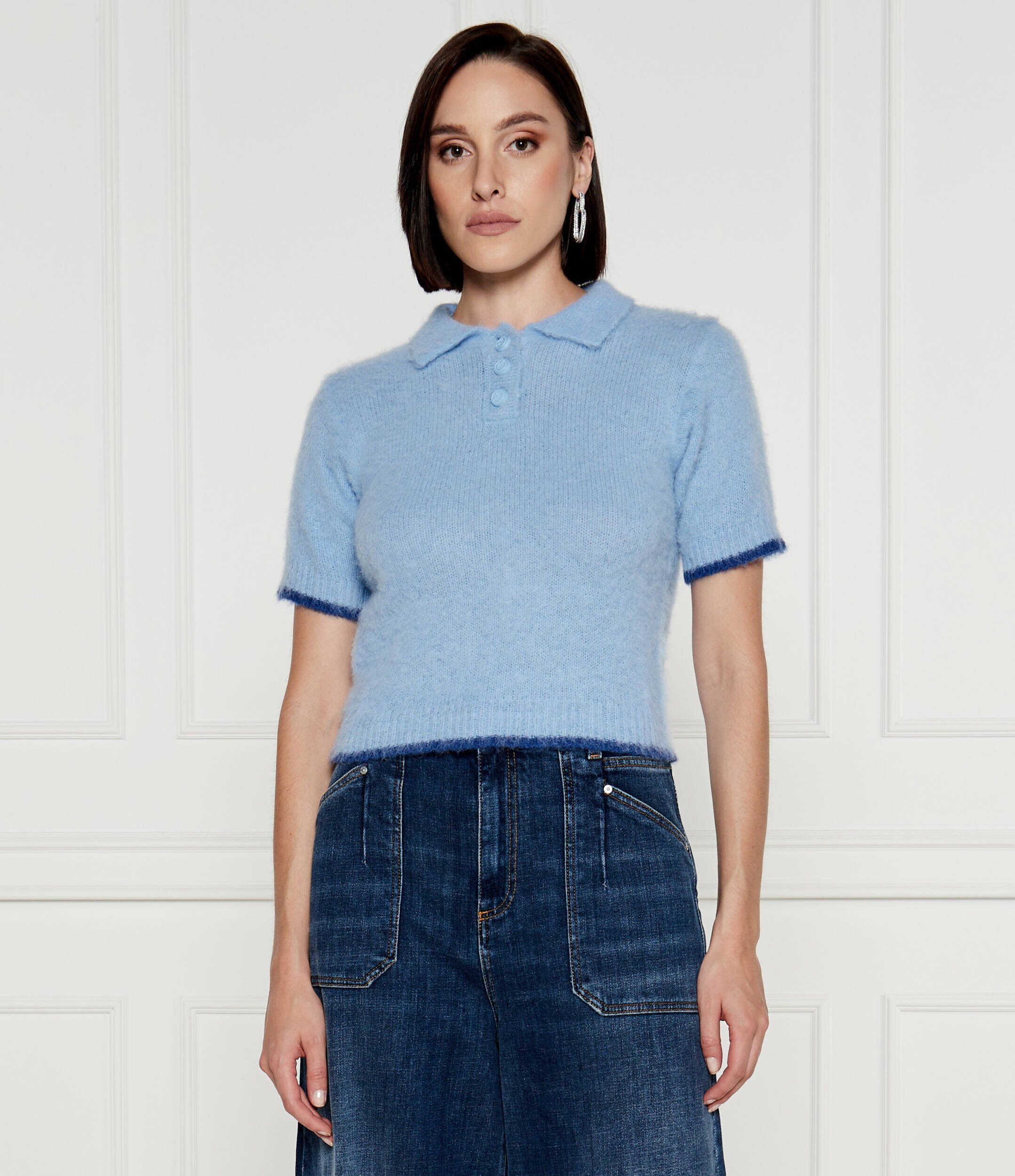 Pinko Pulover biotipo | Regular Fit cu adaos de lână