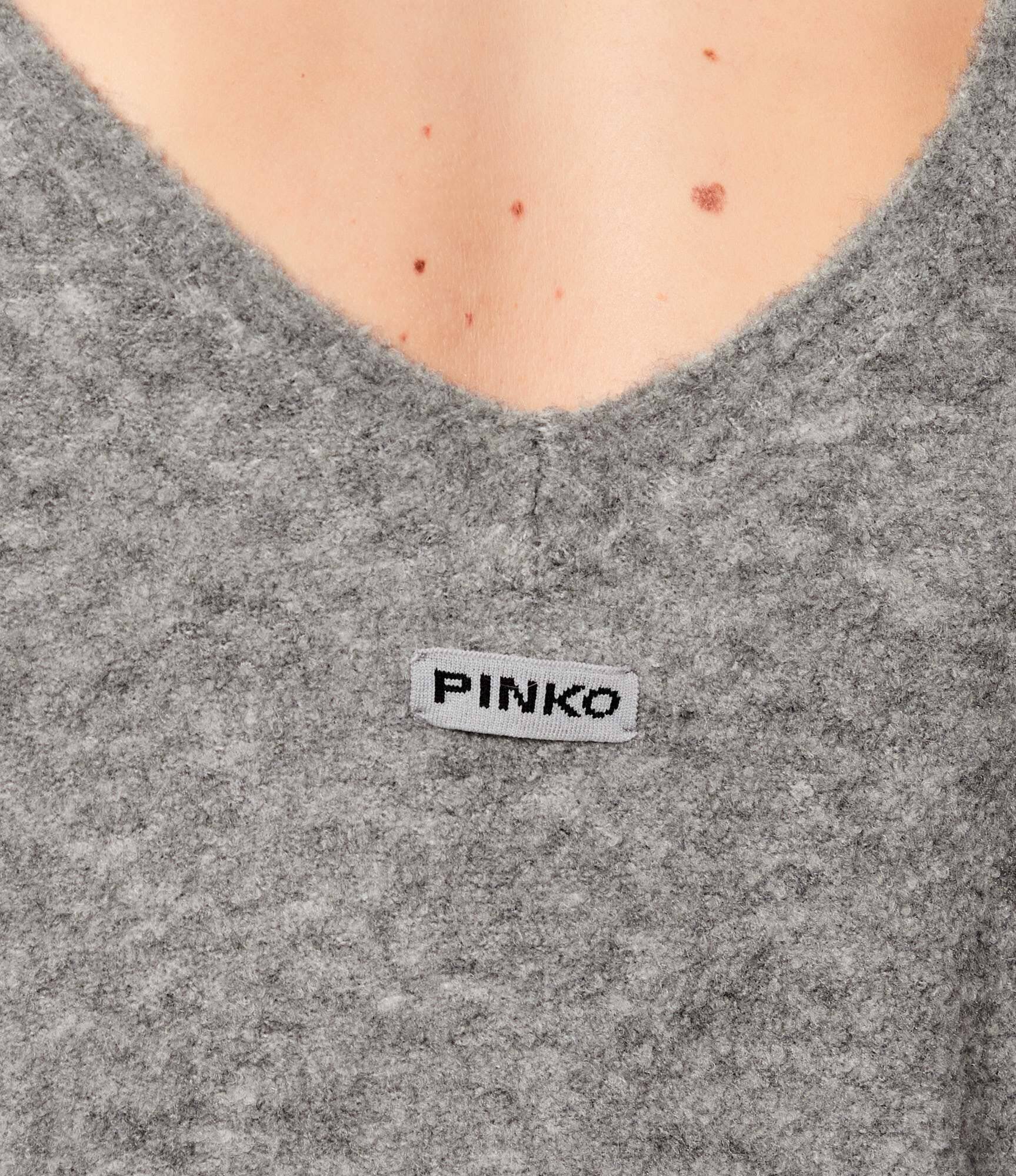 Pinko Pulover DANCING QUEEN | Oversize fit cu adaos de lână