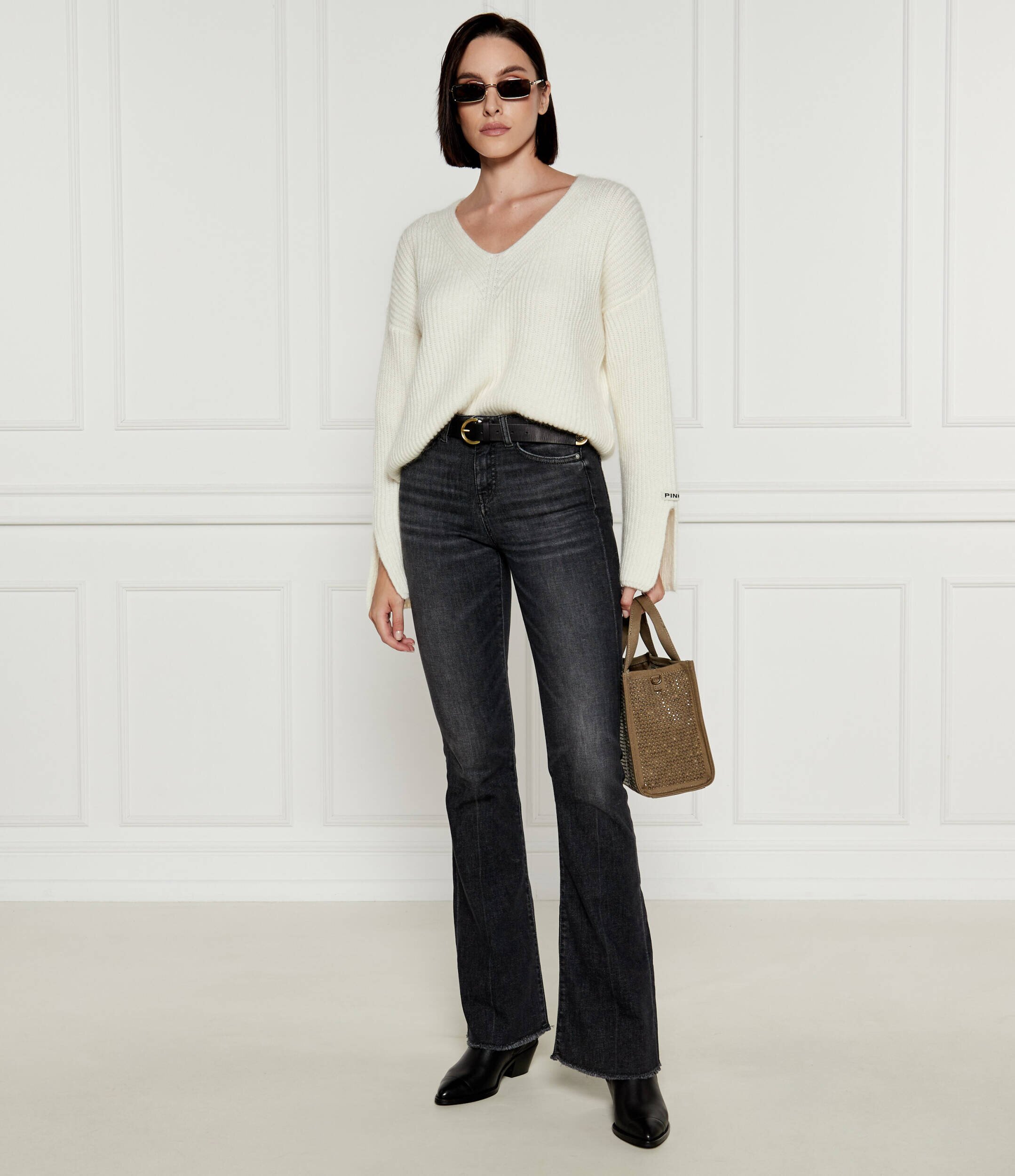 Pinko Pulover KORAT | Loose fit cu adaos de lână
